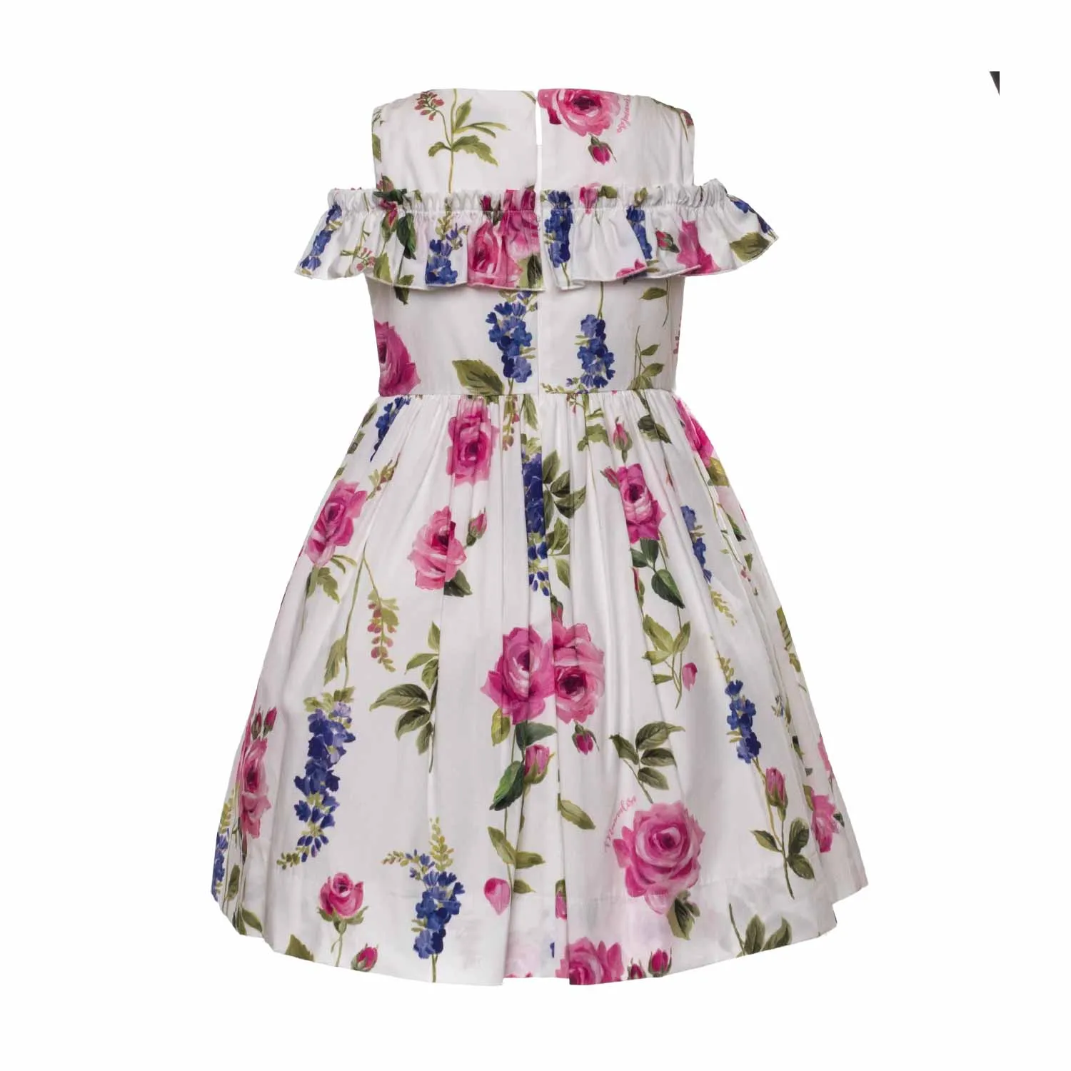 Abito A Fiori Elegante Bambina