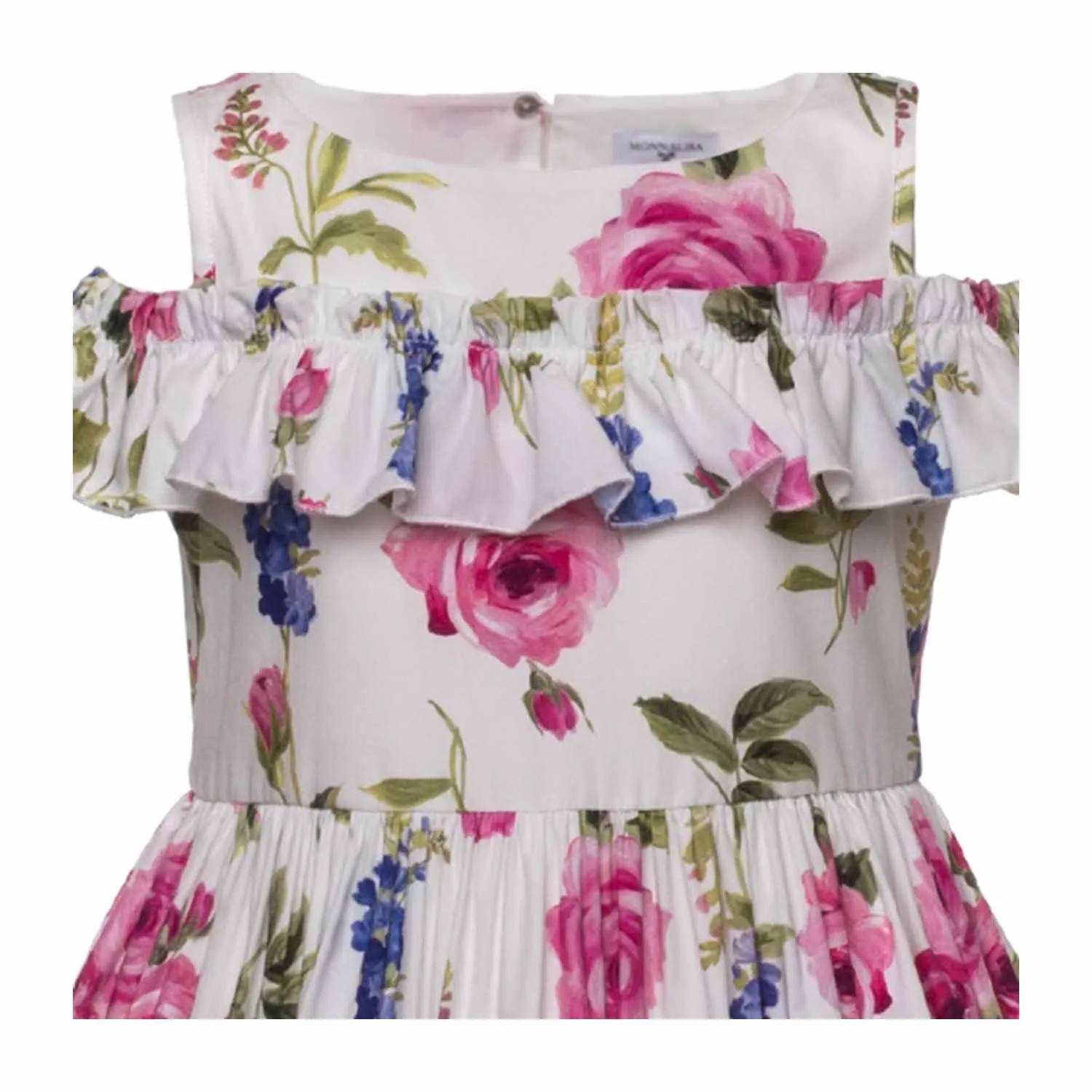 Abito A Fiori Elegante Bambina