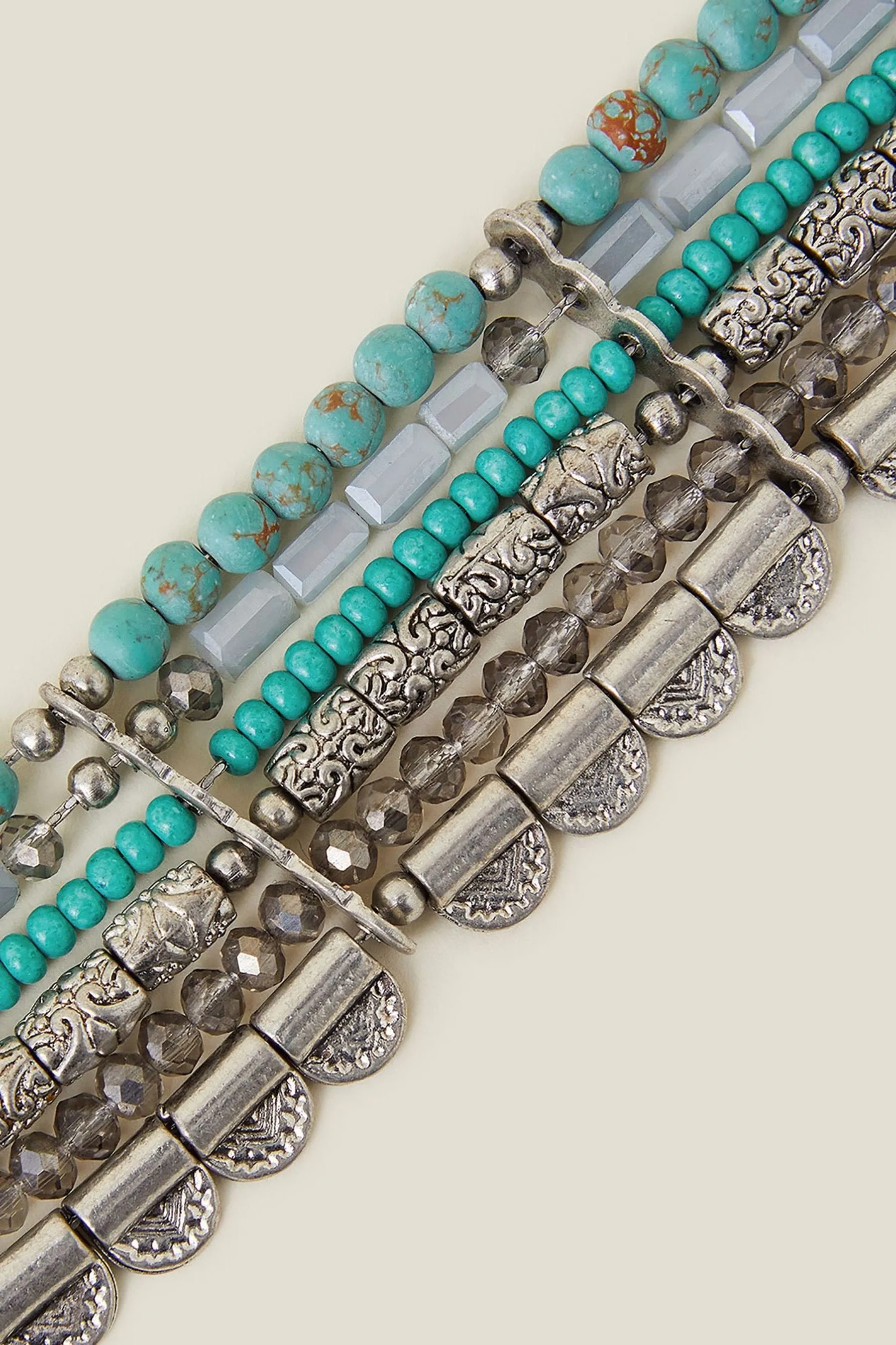 Accessorize - Bracciale vistoso a semicerchio