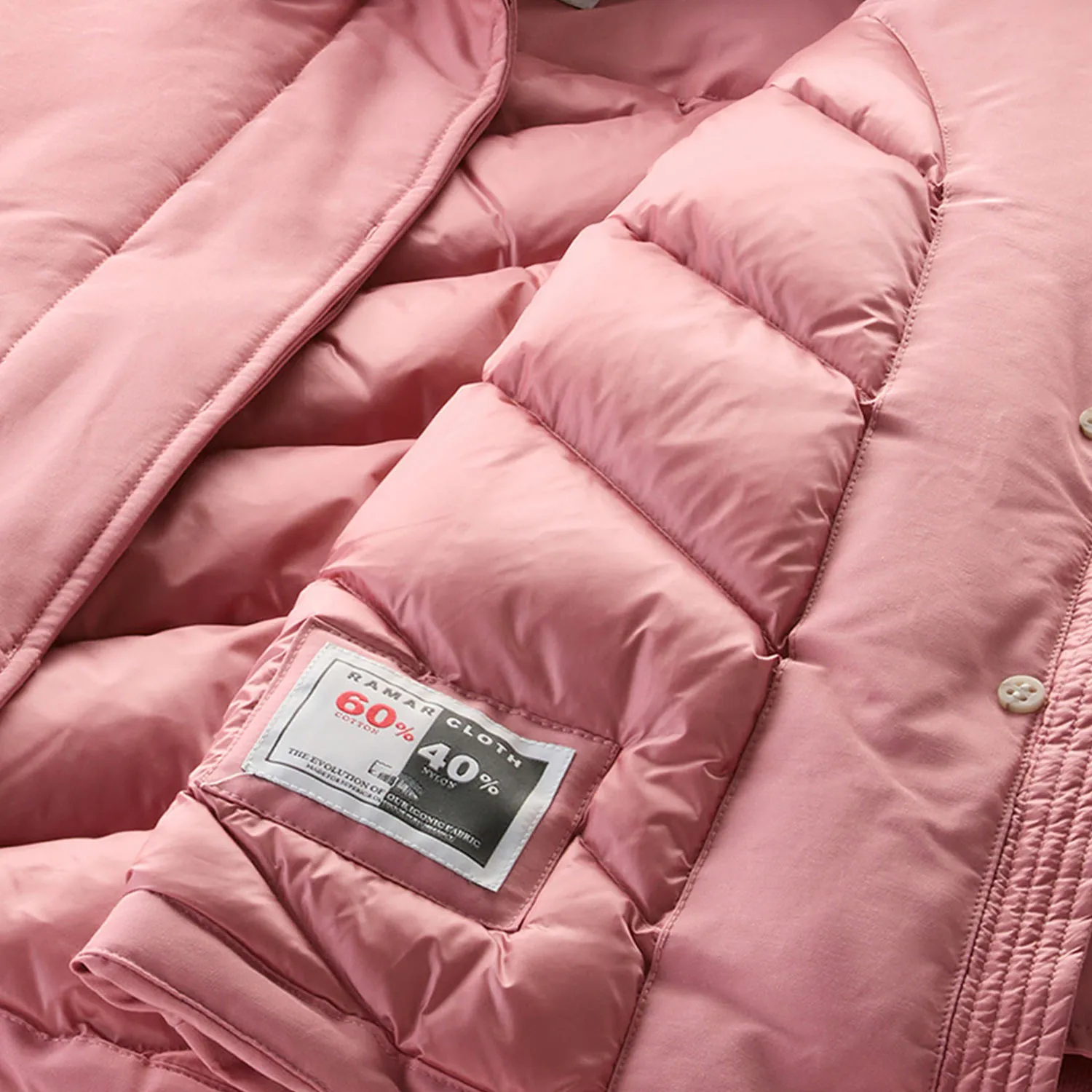 Arctic Parka Da Bambina Dry Rose