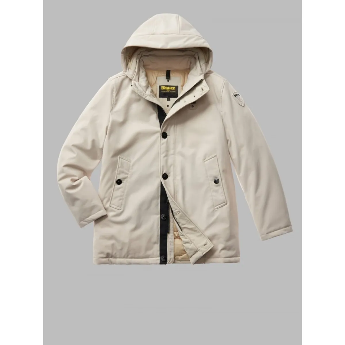 Blauer Parka Uomo Chester Beige