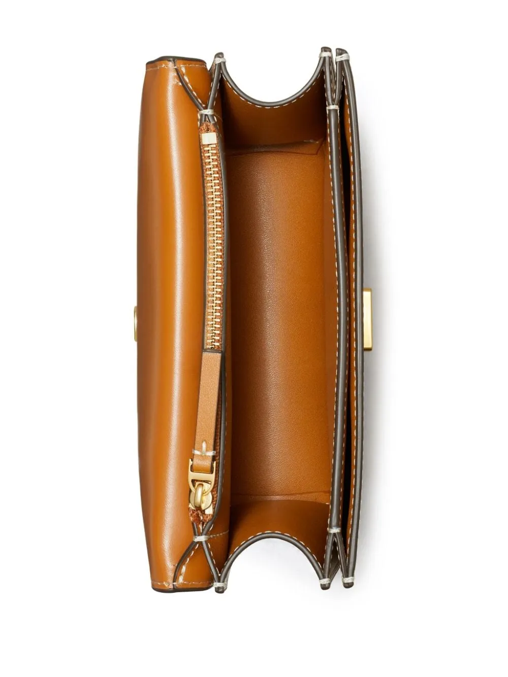 Borsa a spalla Eleanor in marrone  Tory Burch - donna