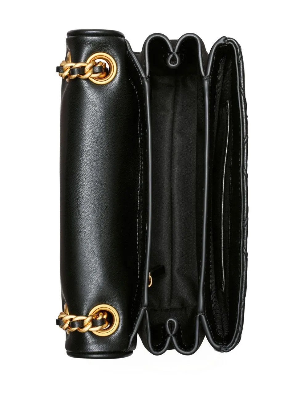 Borsa a spalla fleming in nero - donna