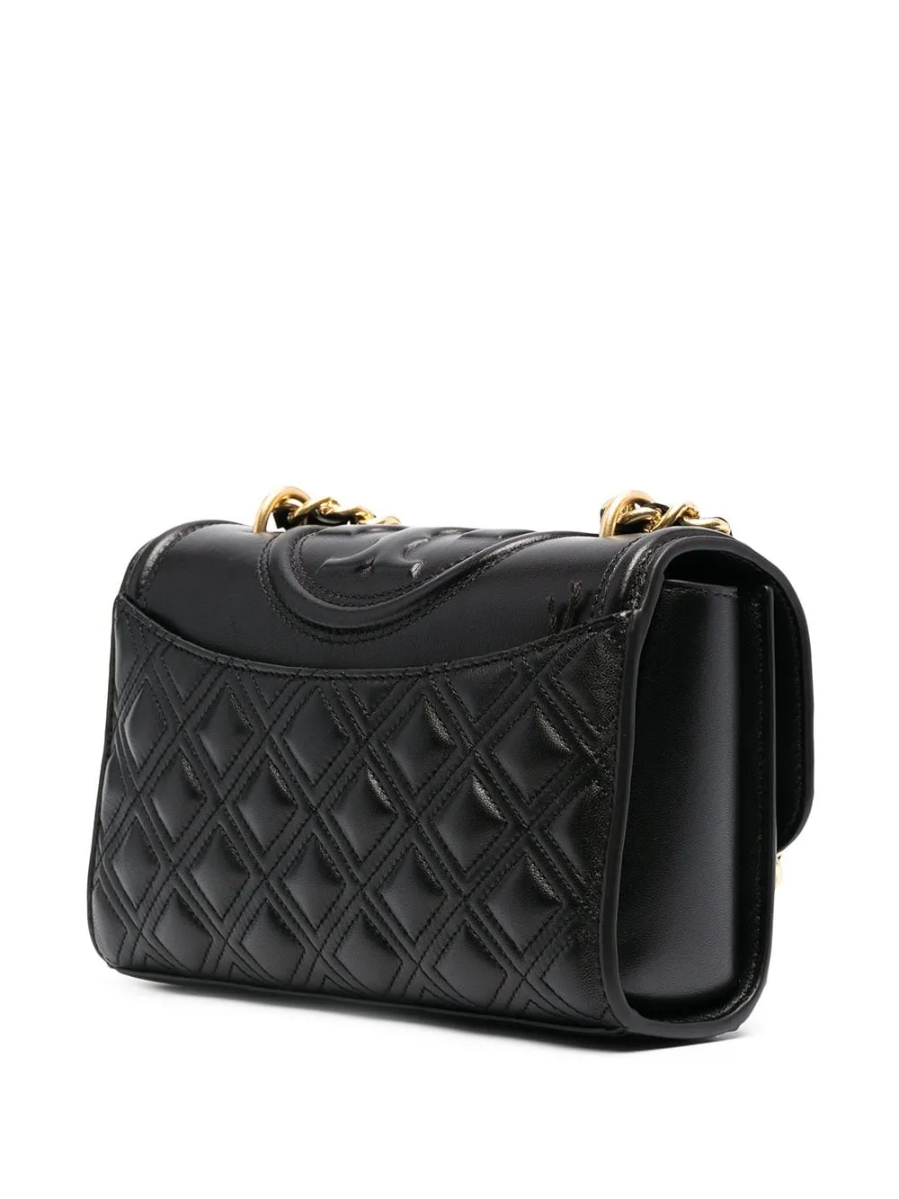 Borsa a spalla Fleming in nero - TORY BURCH -  donna
