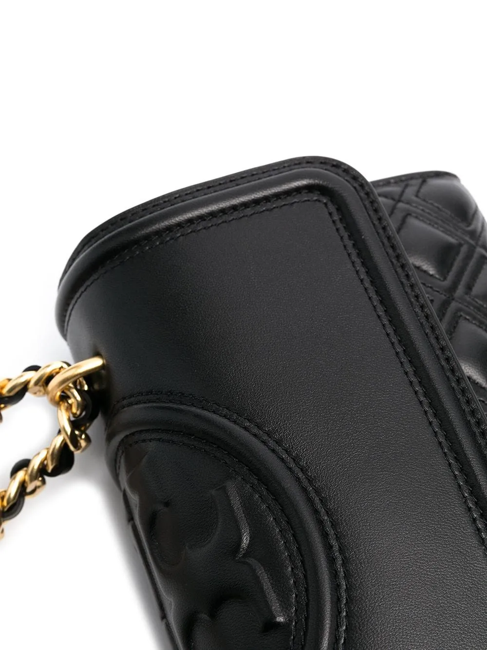 Borsa a spalla Fleming in nero - TORY BURCH -  donna
