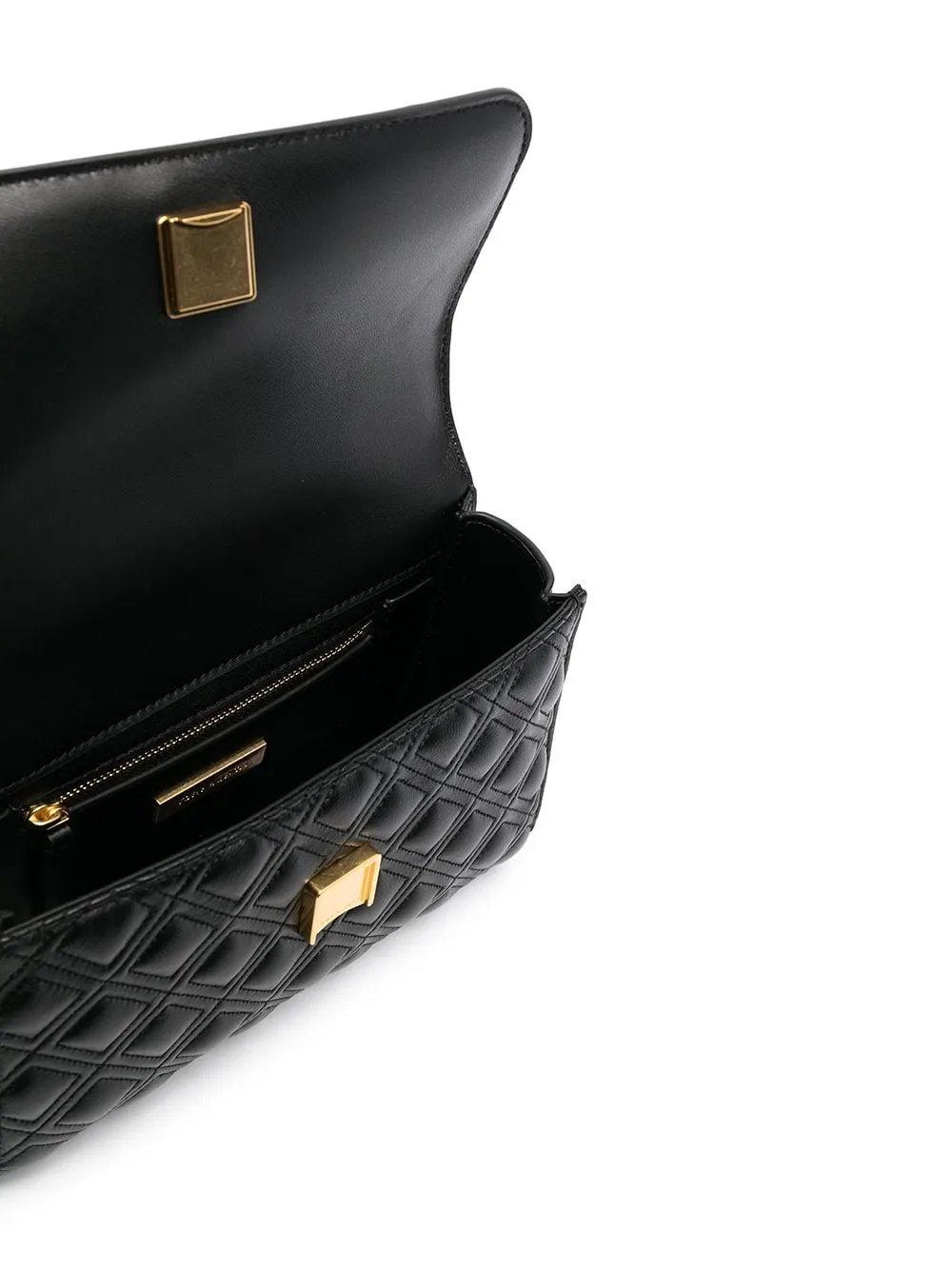 Borsa a spalla Fleming in nero - TORY BURCH -  donna