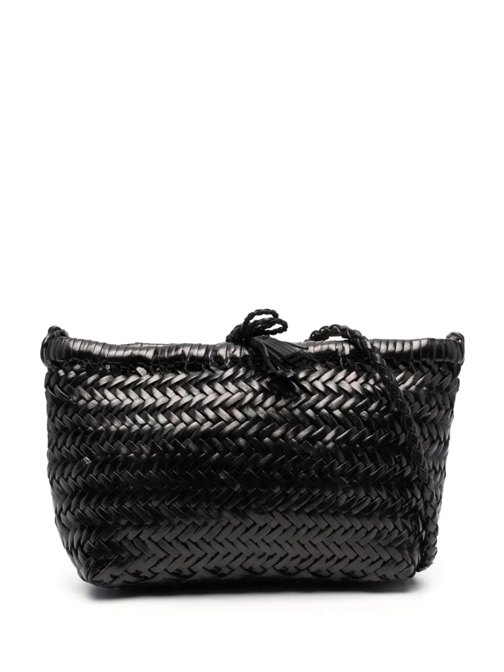 Borsa a spalla minsu in nero di DRAGON DIFFUSION - donna