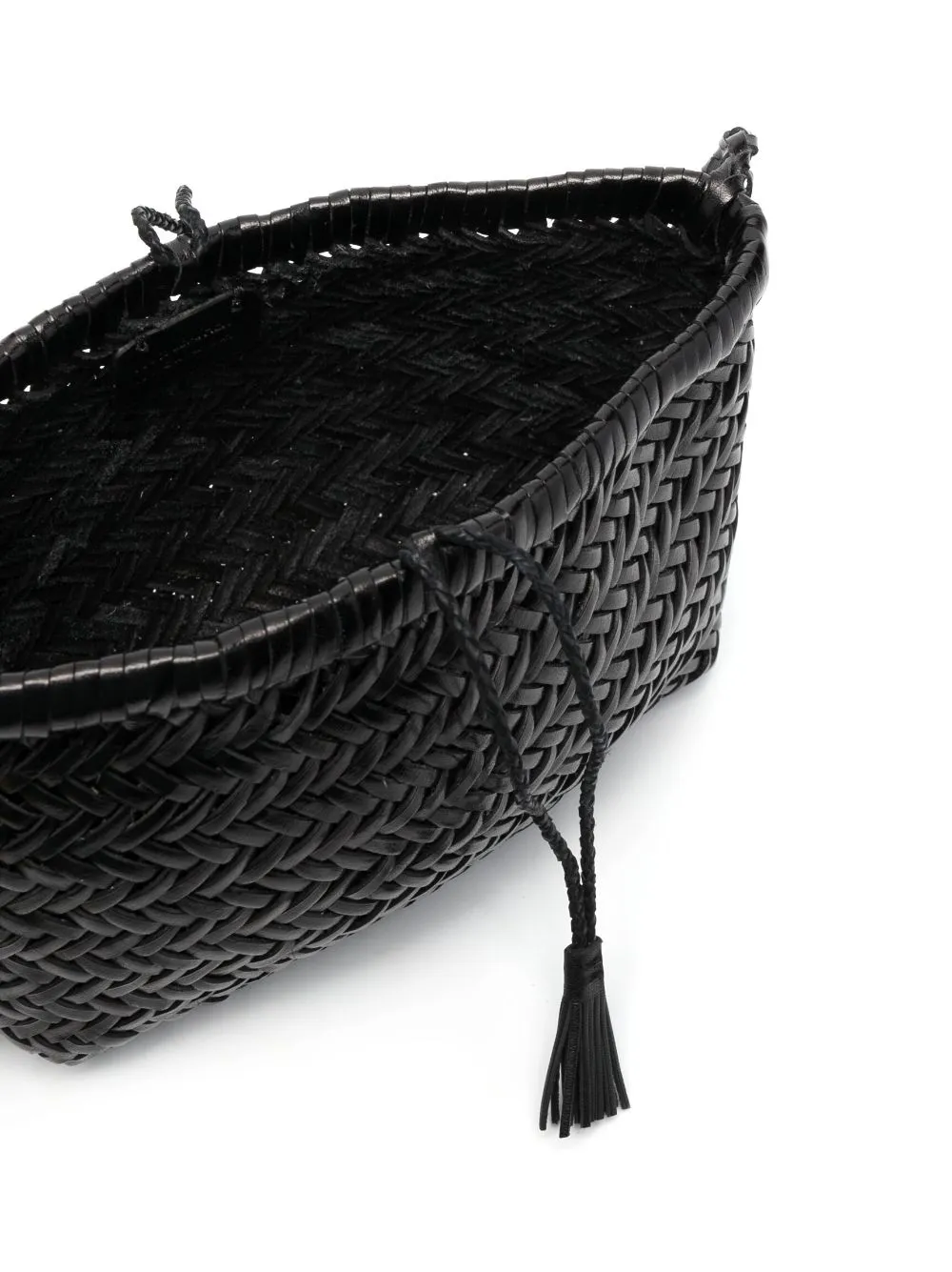 Borsa a spalla minsu in nero di DRAGON DIFFUSION - donna