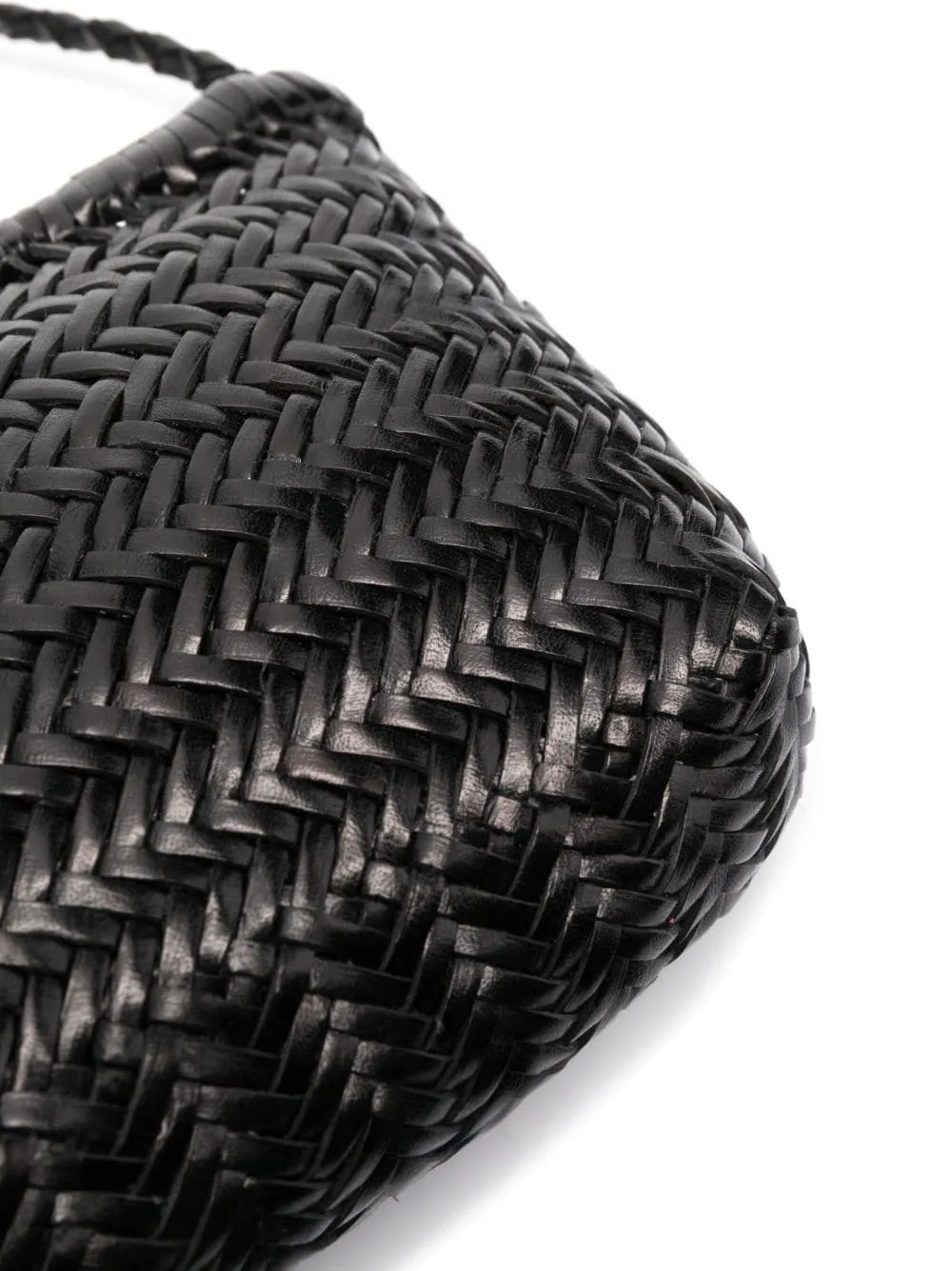 Borsa a spalla minsu in nero di DRAGON DIFFUSION - donna