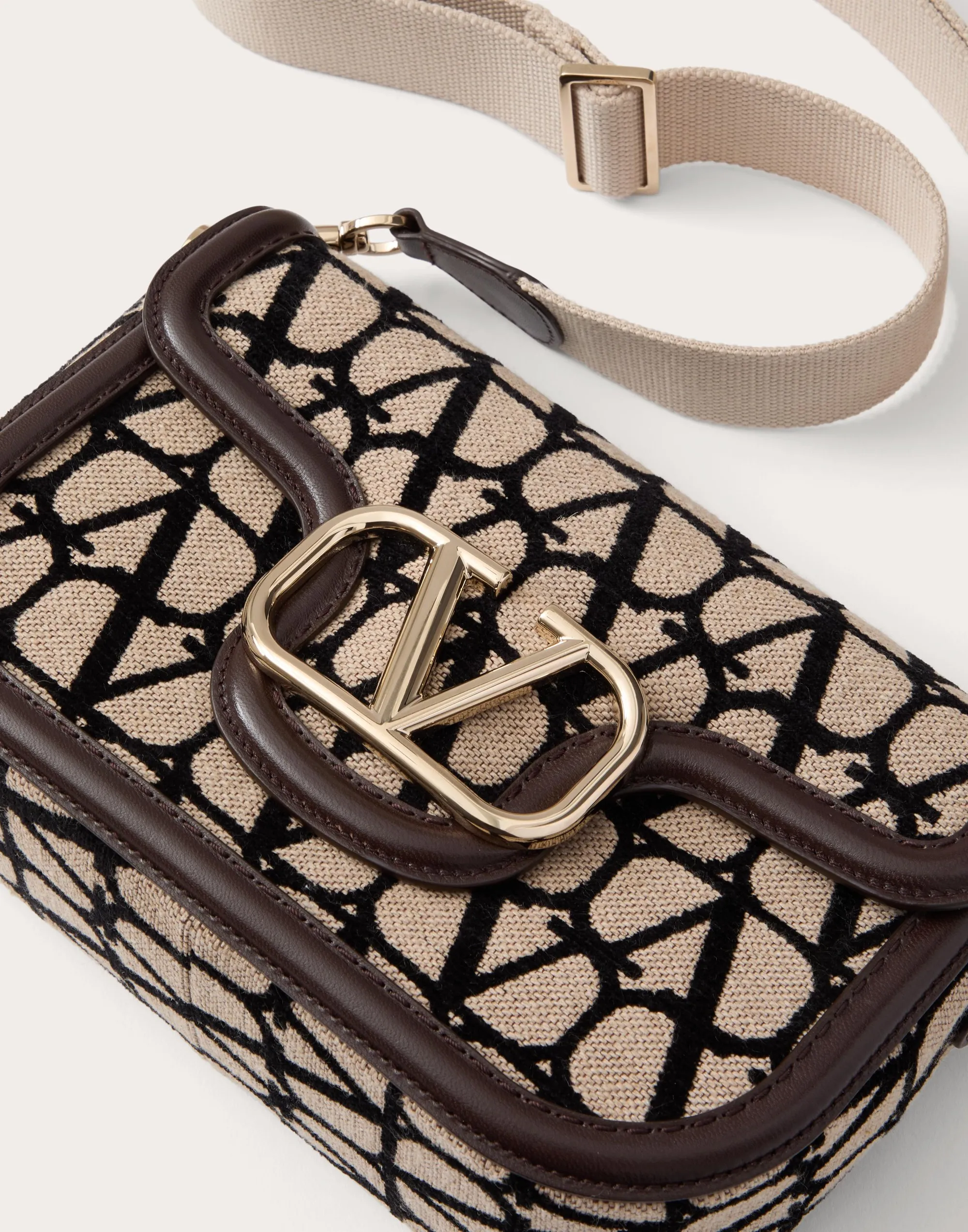 BORSA A SPALLA VALENTINO GARAVANI ALLTIME TOILE ICONOGRAPHE