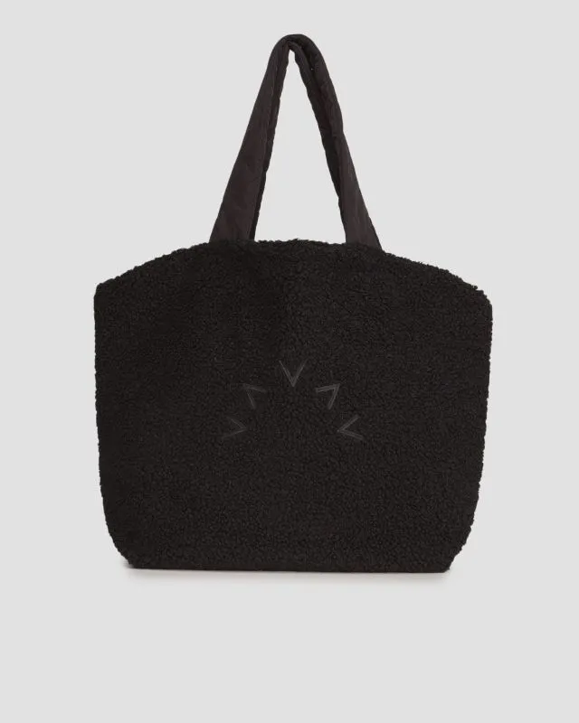 Borsa nera reversibile da donna Varley Amos Reversible Quilt Tote