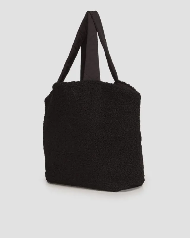 Borsa nera reversibile da donna Varley Amos Reversible Quilt Tote