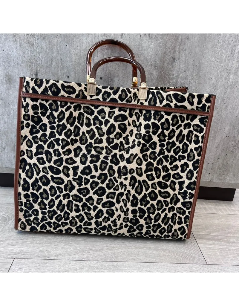 BORSA SHOPPER FLEMY MACULATA