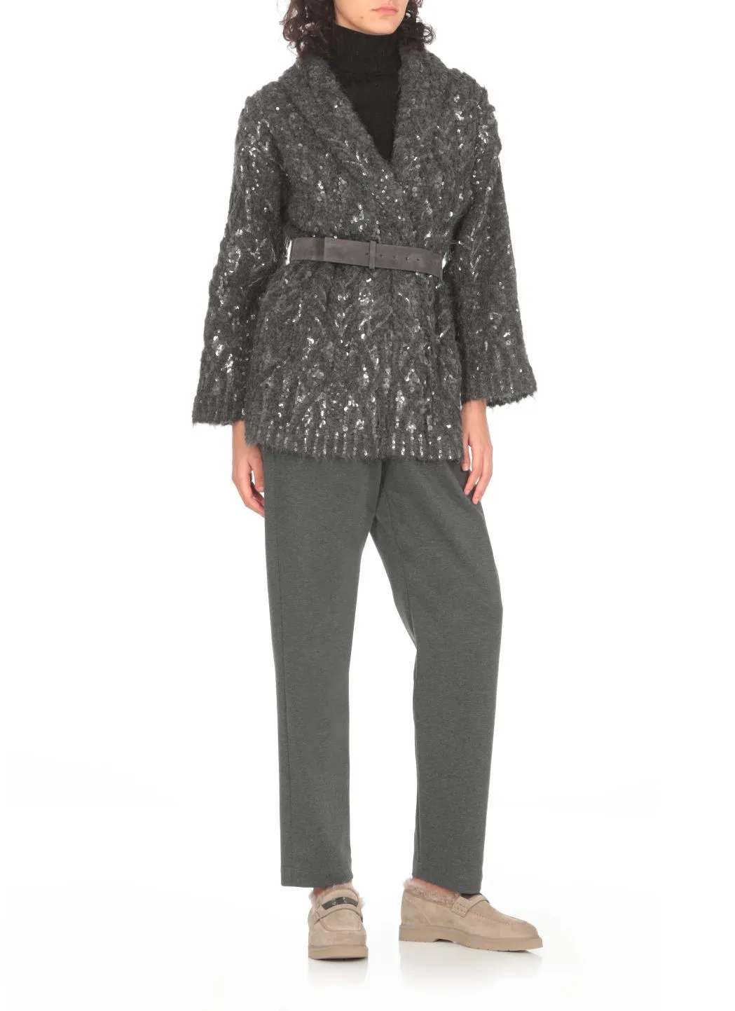  Brunello Cucinelli Cardigan in alpaca e lana 