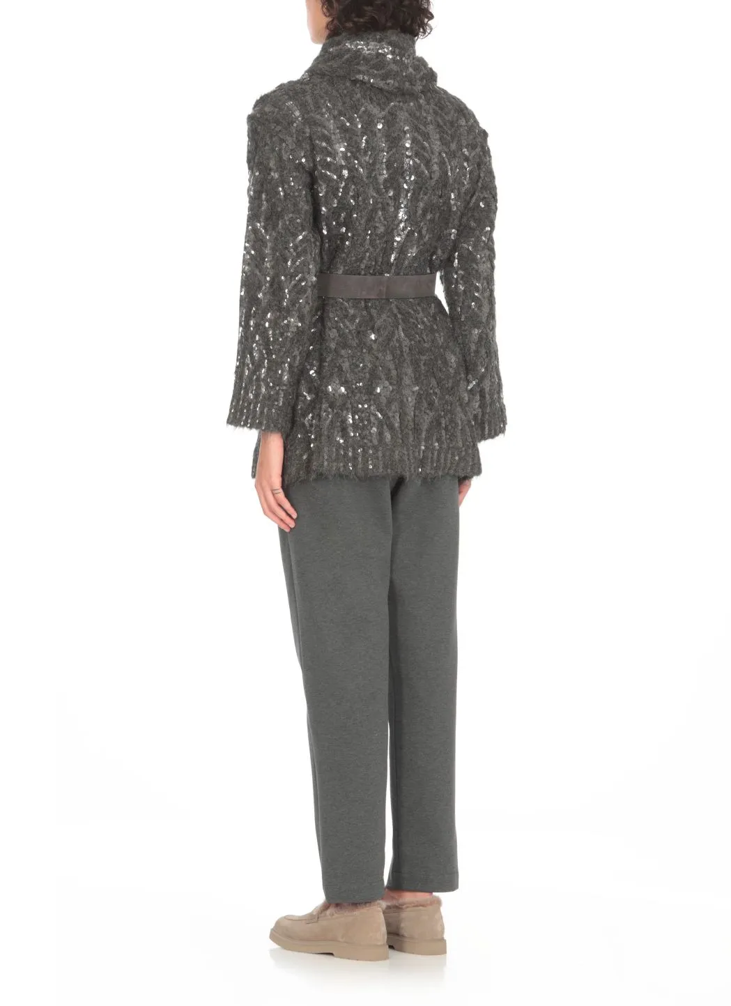  Brunello Cucinelli Cardigan in alpaca e lana 