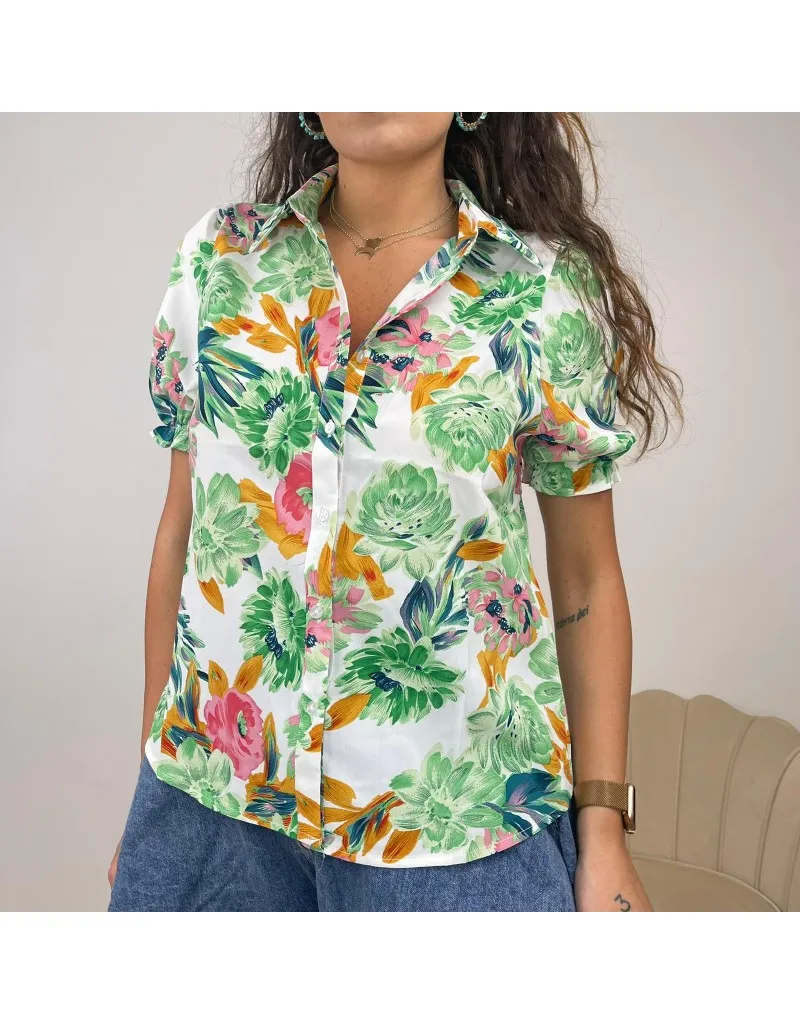 CAMICIA  PUFF SLEEVE  BIANCA