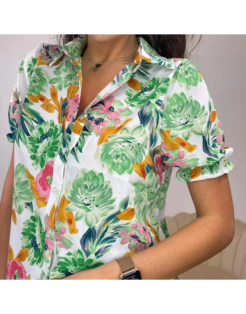CAMICIA  PUFF SLEEVE  BIANCA
