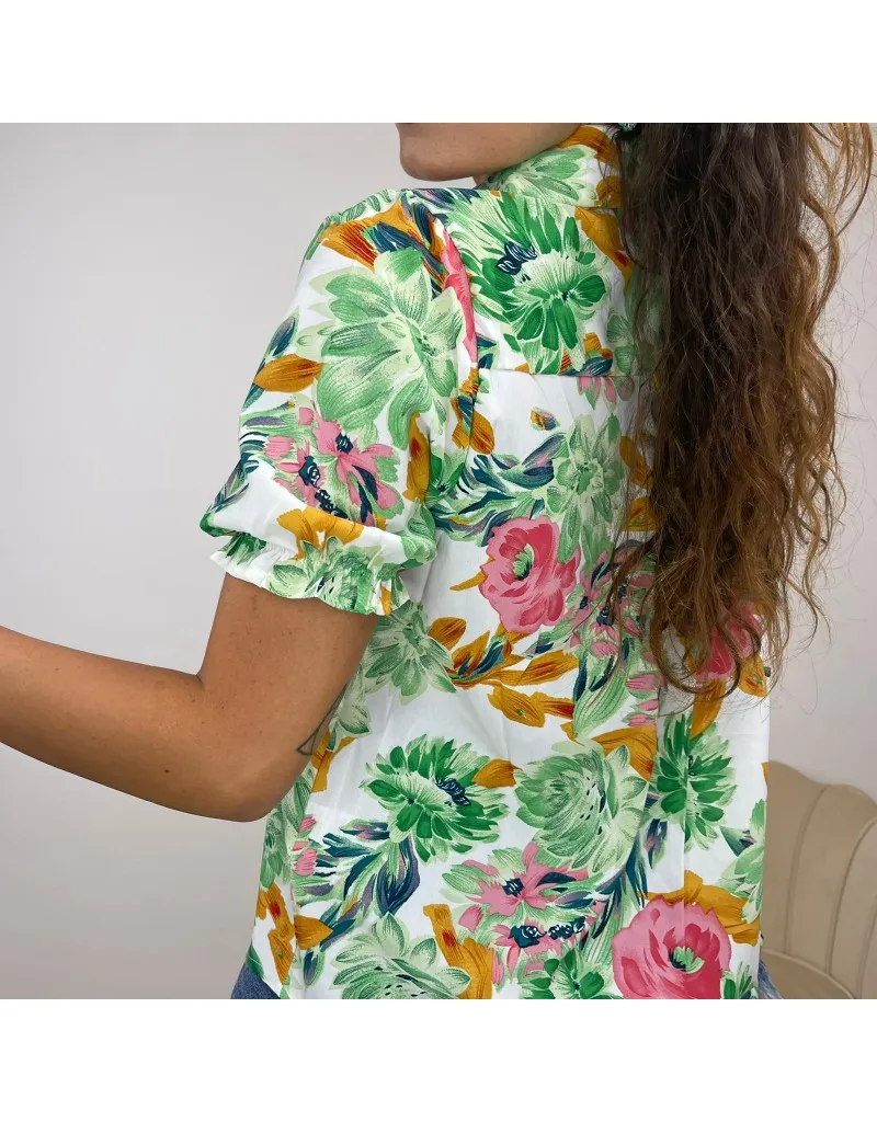 CAMICIA  PUFF SLEEVE  BIANCA
