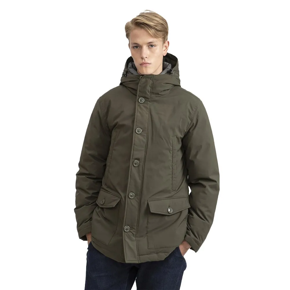 Canadian Parka Con Cappuccio Verde Uomo