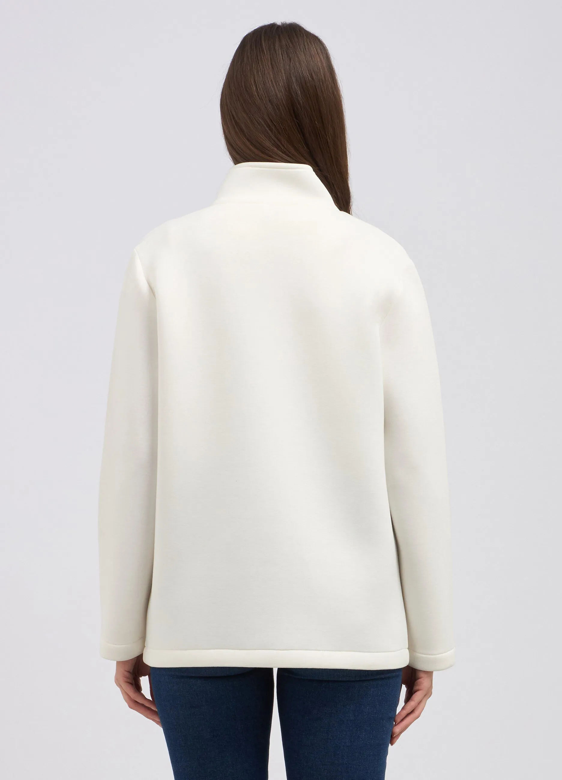 Cappotto in neoprene donna