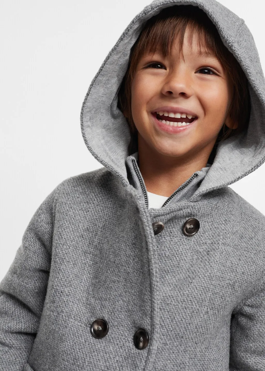 Cappotto lana doppia abbottonatura