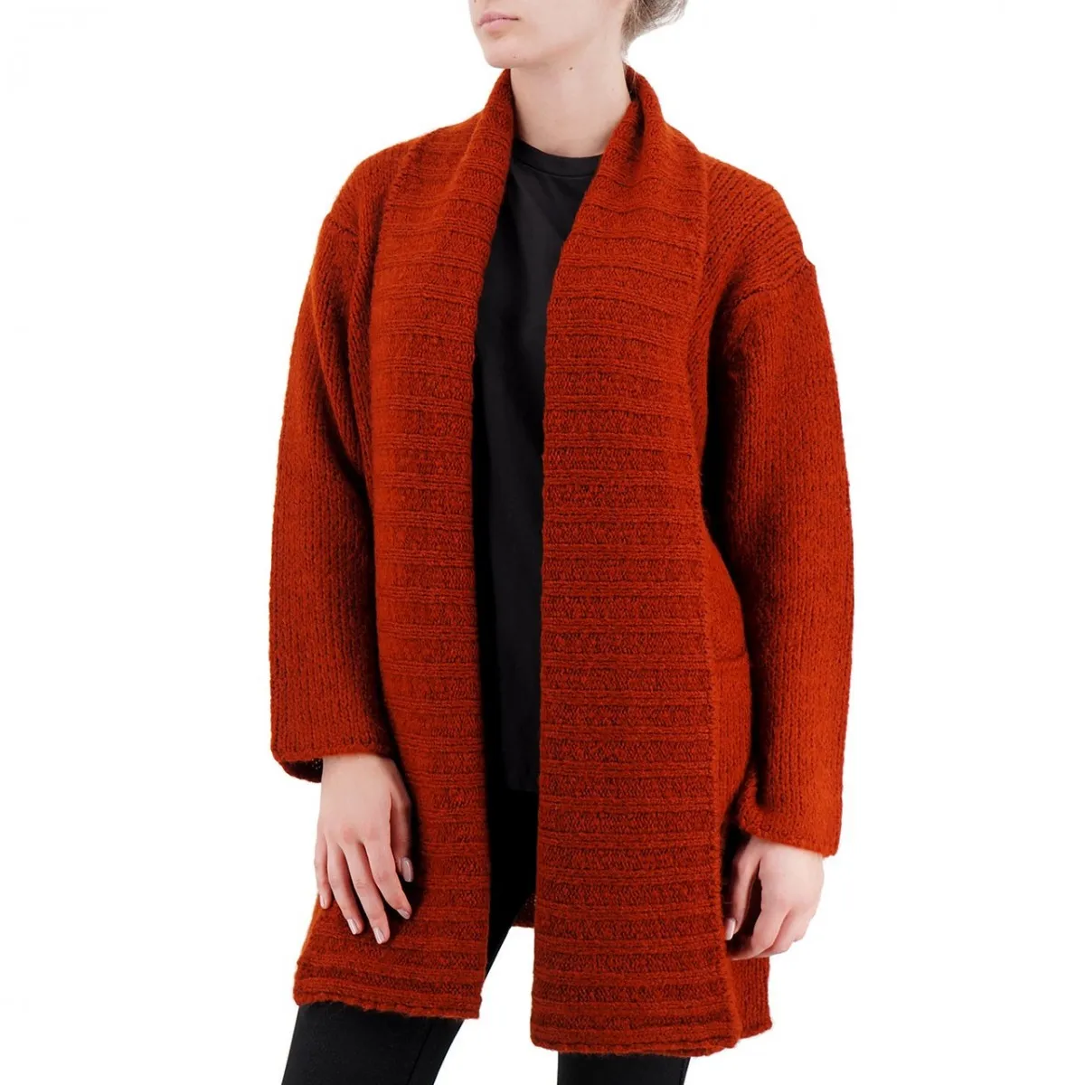 Cardigan Demetra In Misto Lana