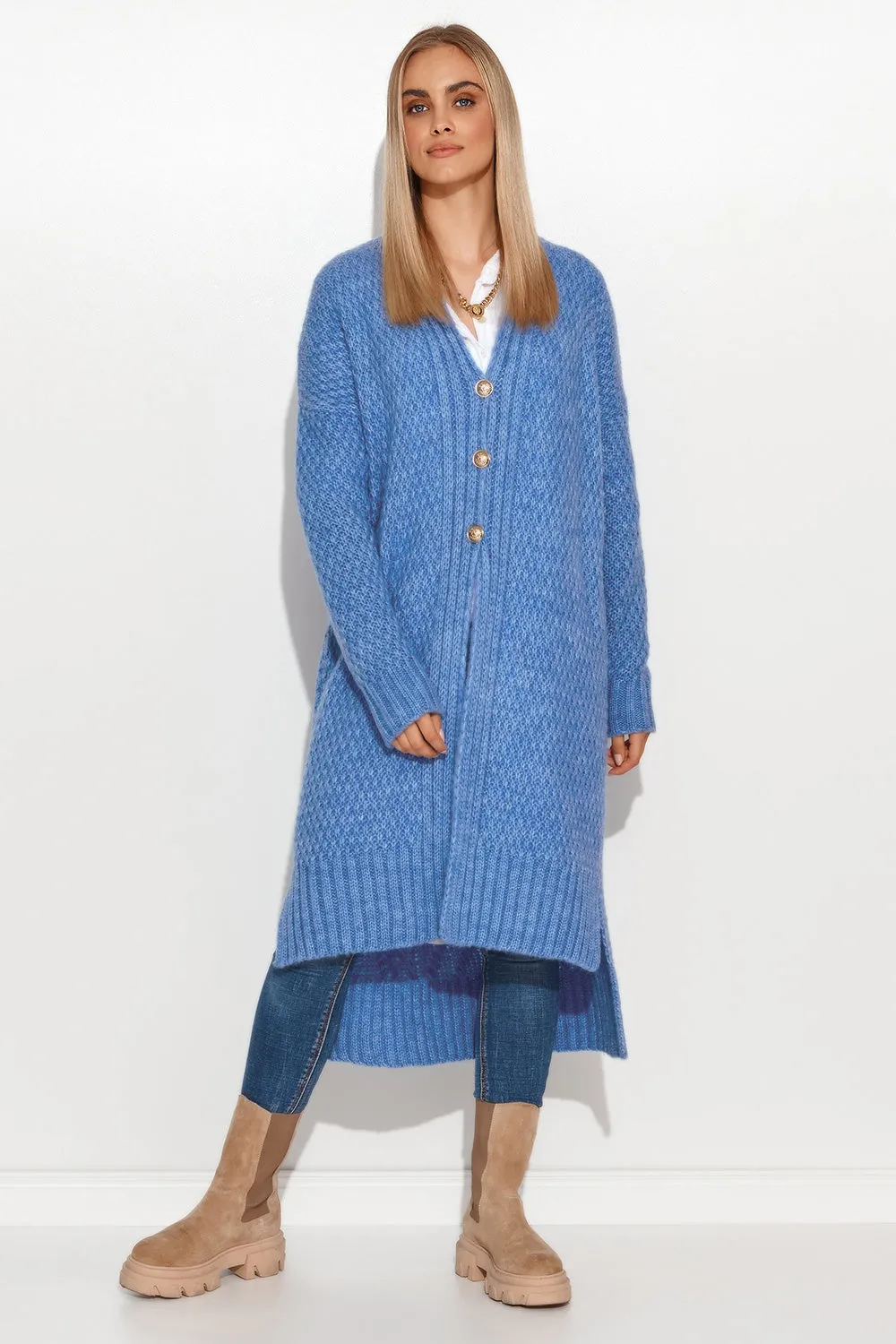Cardigan model 158155 Makadamia