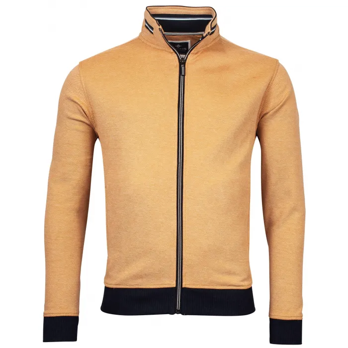 Cardigan zip Baileys piquet Giallo