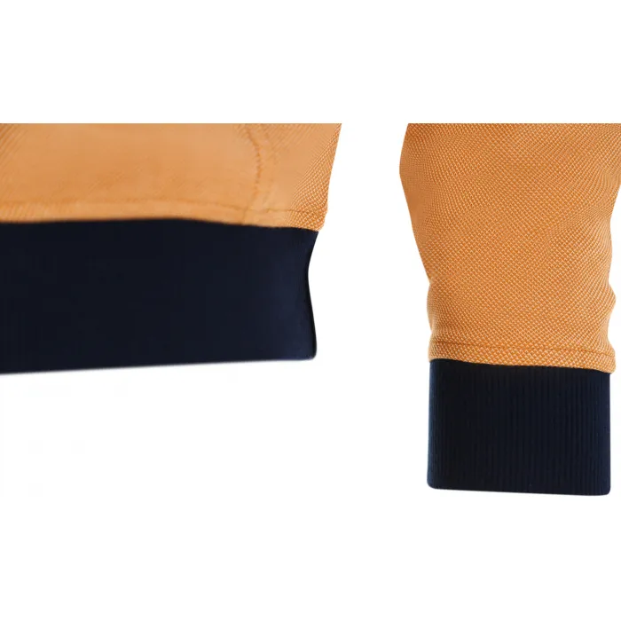 Cardigan zip Baileys piquet Giallo