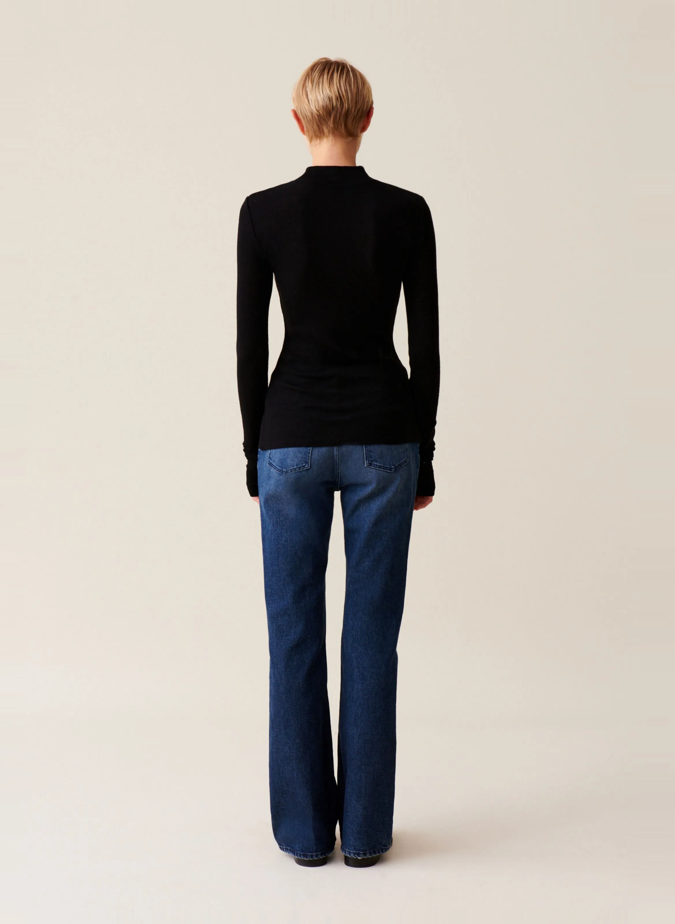  CLAUDIE PIERLOT   Maglia in lana a maniche lunghe | Nero