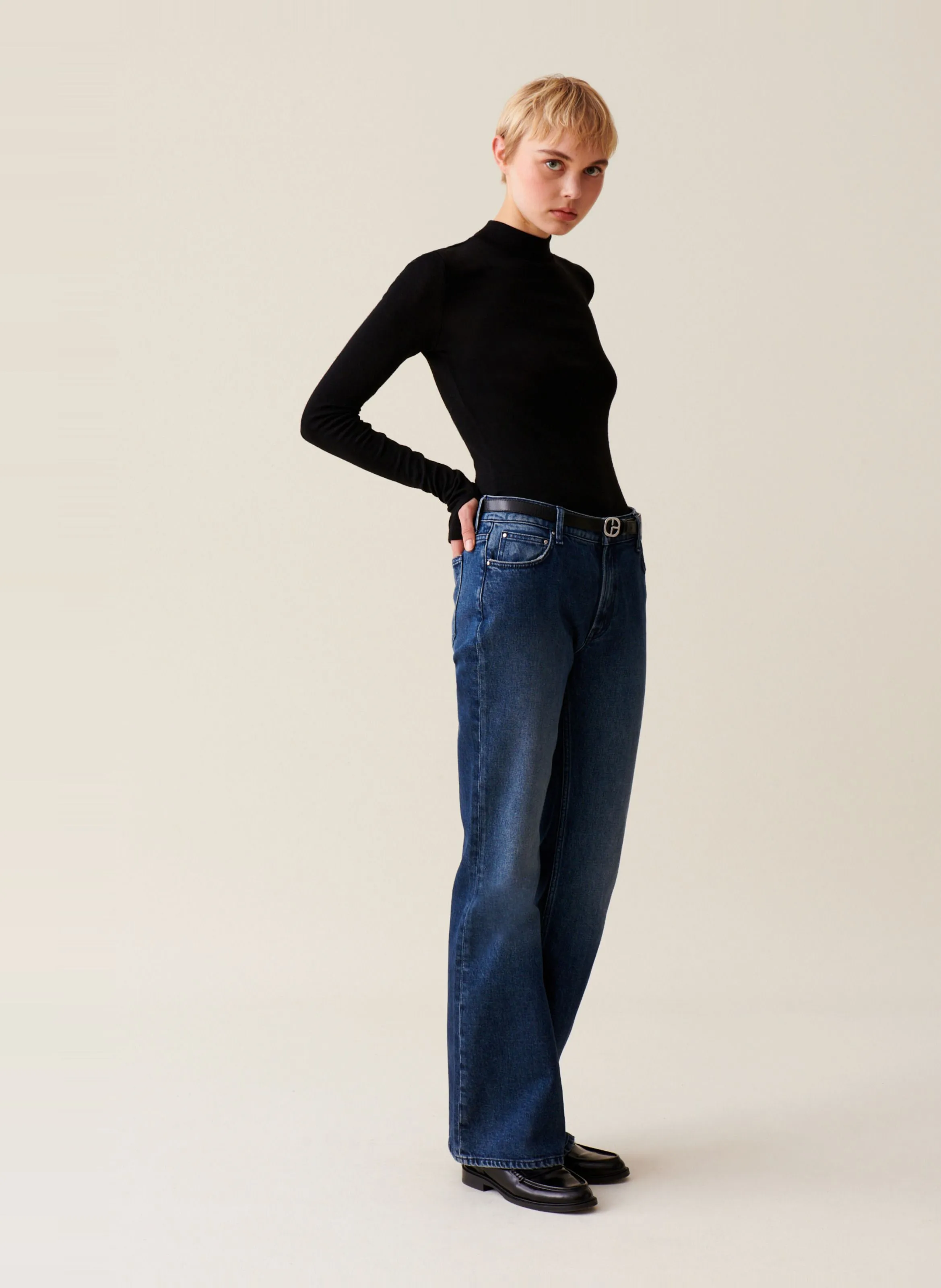  CLAUDIE PIERLOT   Maglia in lana a maniche lunghe | Nero