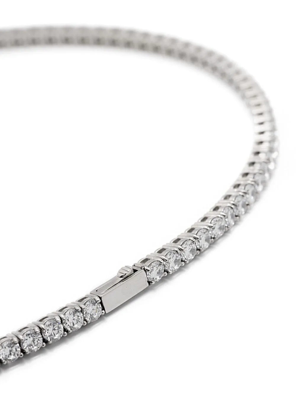 Collana Tennis con cristalli in argento di Darkai - unisex