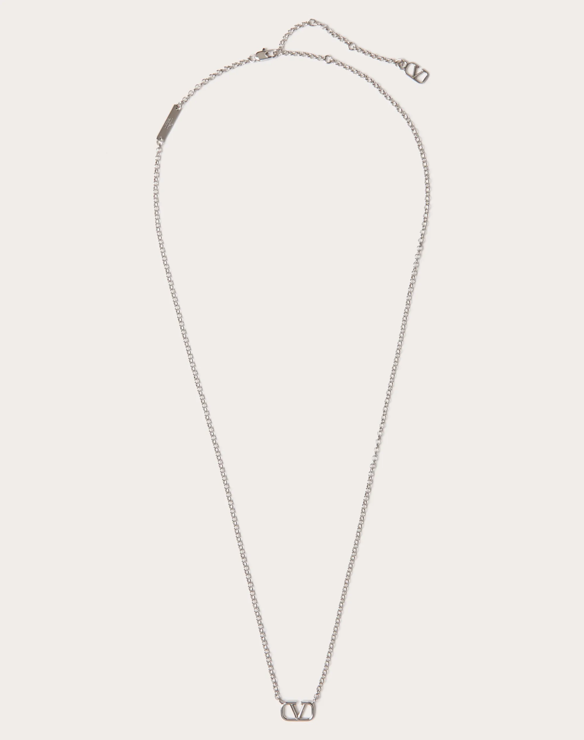 COLLANA VLOGO SIGNATURE IN METALLO