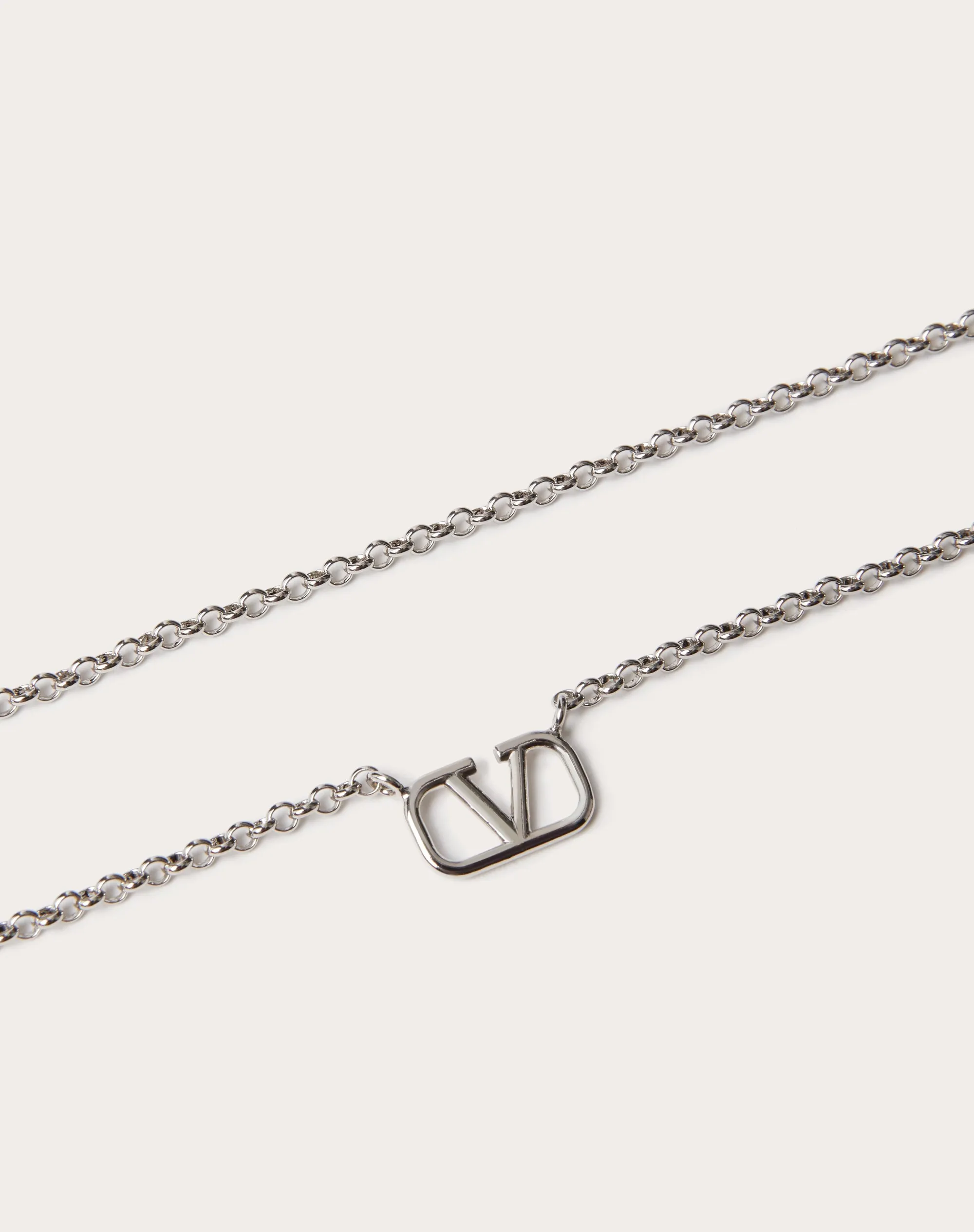 COLLANA VLOGO SIGNATURE IN METALLO