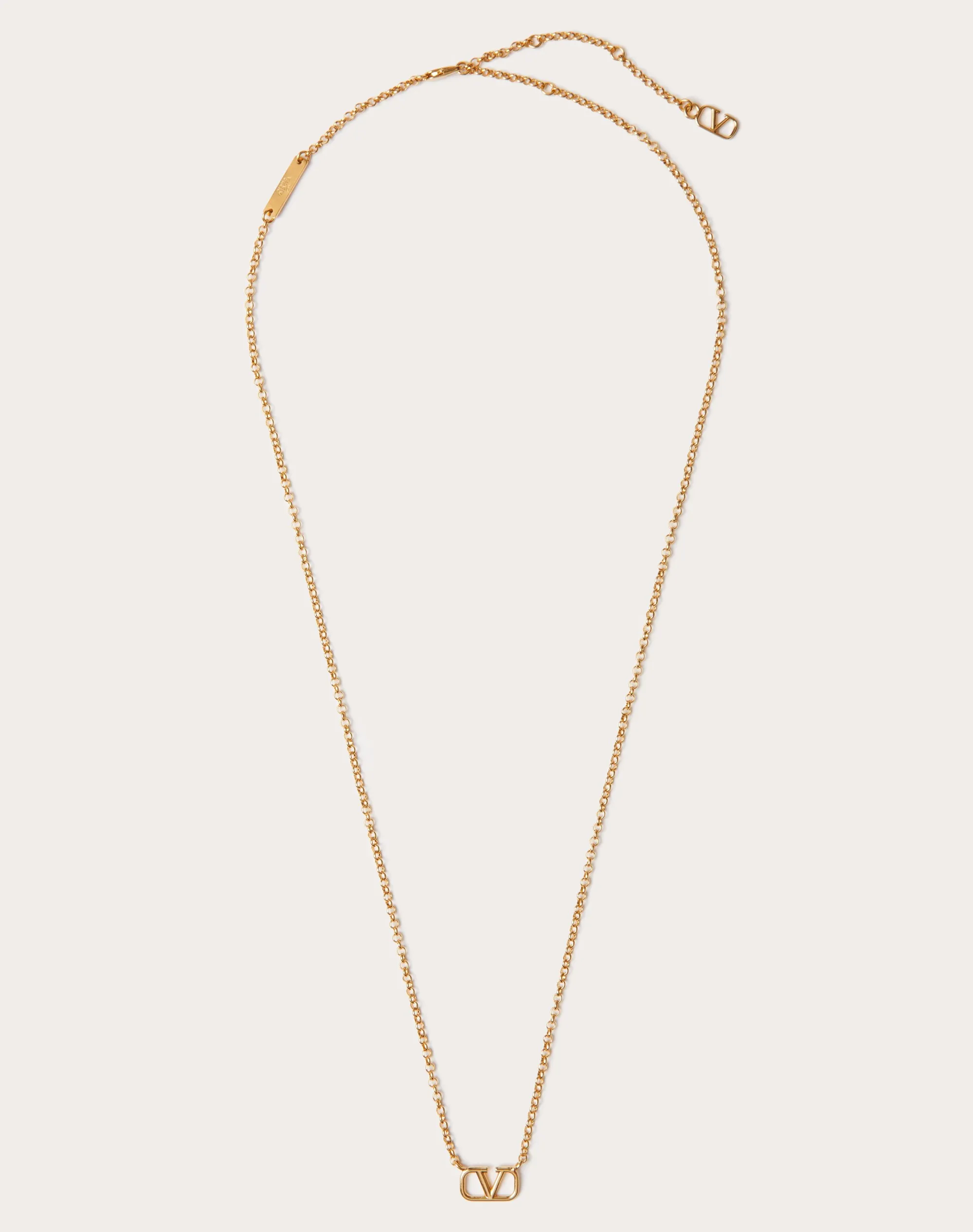 COLLANA VLOGO SIGNATURE IN METALLO