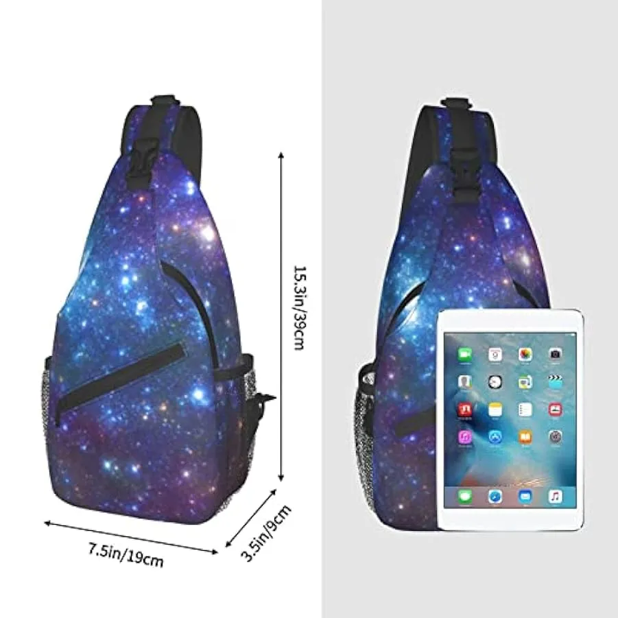 DJNGN Borsa a tracolla Galaxy, borsa a tracolla, zaino da trekking all’aperto per il fine settimana, adatto per uomini e donne 2