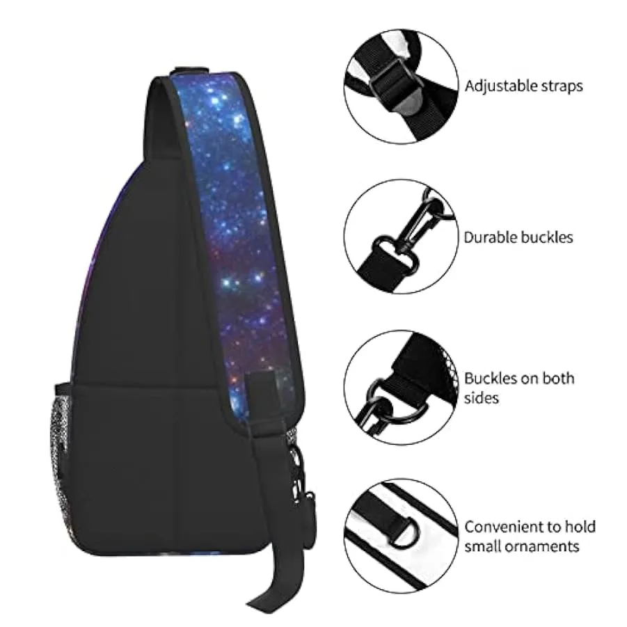 DJNGN Borsa a tracolla Galaxy, borsa a tracolla, zaino da trekking all’aperto per il fine settimana, adatto per uomini e donne 2