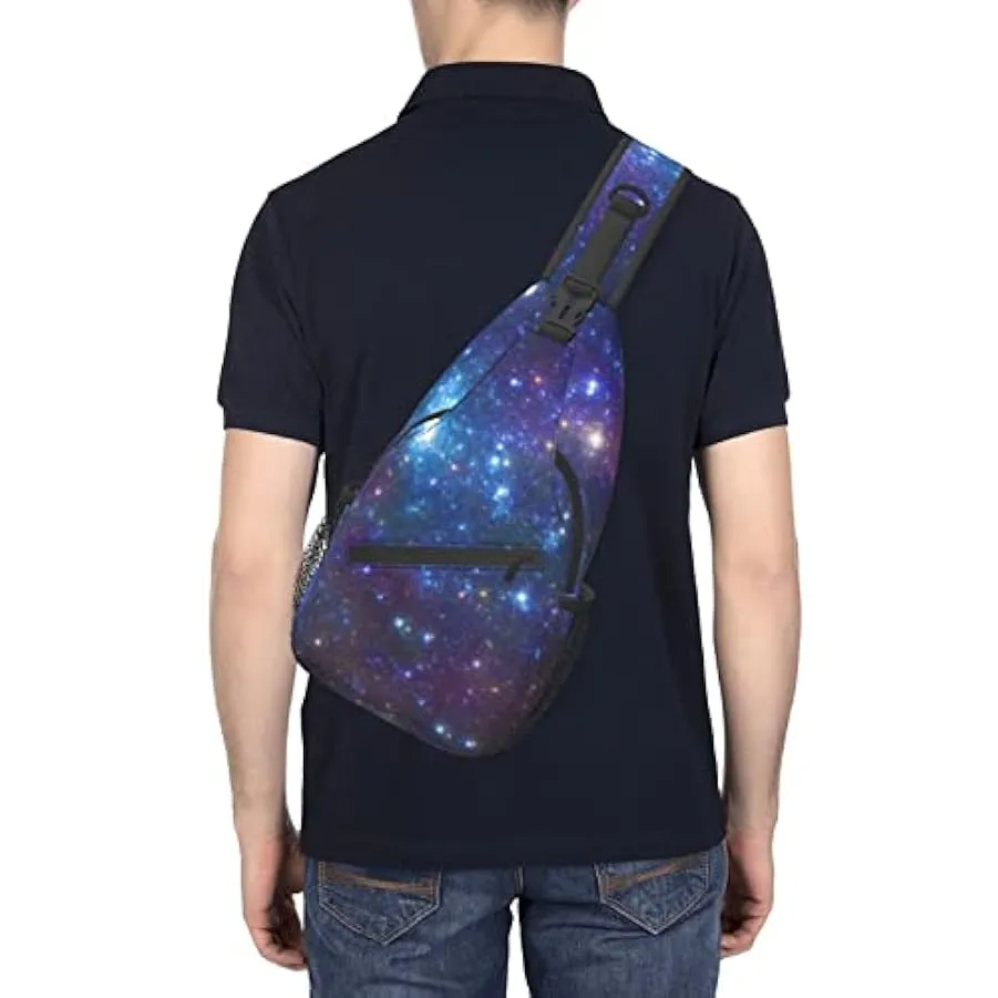DJNGN Borsa a tracolla Galaxy, borsa a tracolla, zaino da trekking all’aperto per il fine settimana, adatto per uomini e donne 2
