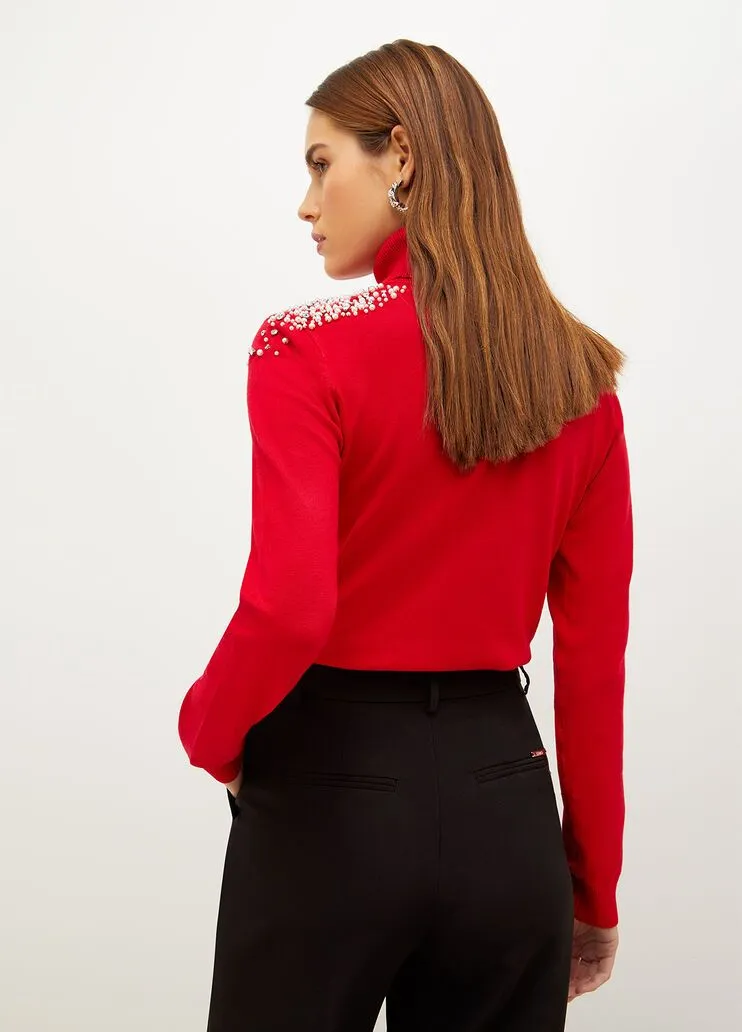 Dolcevita con applicazioni liu jo