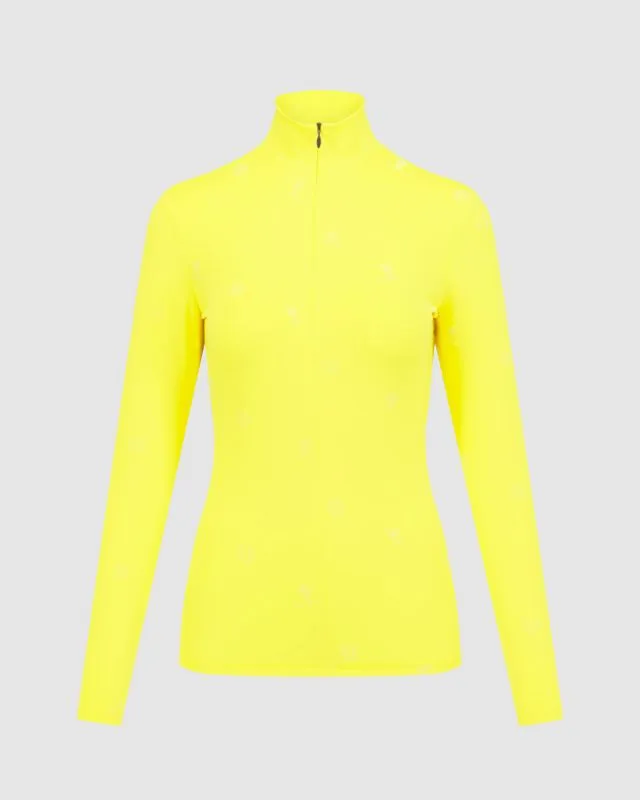 Dolcevita giallo da sci da donna Sportalm