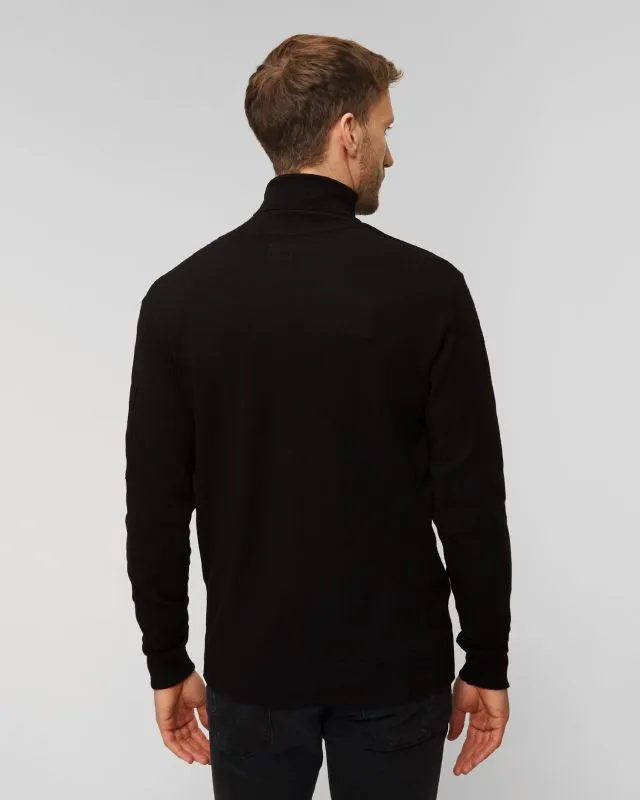 Dolcevita nero in lana da uomo C.P. Company