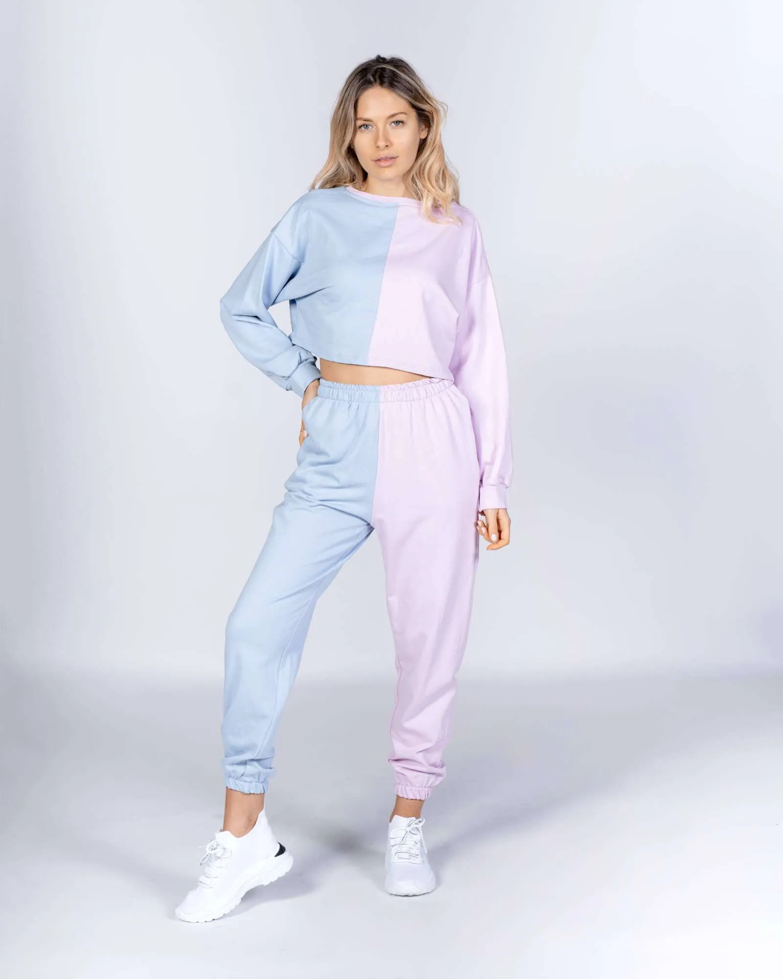Felpa color block