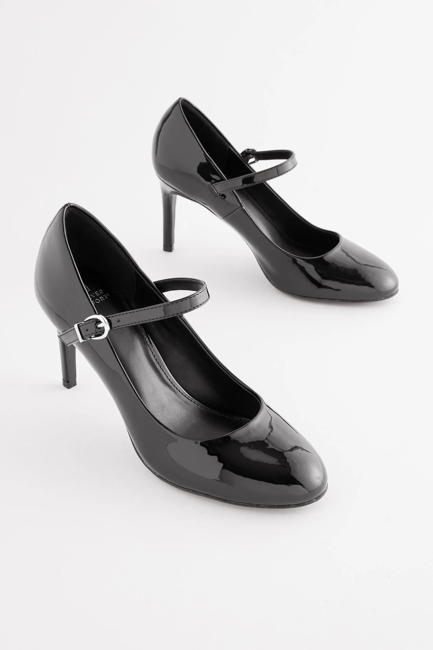 Forever Comfort - Scarpe Mary Jane con tacco e punta rotonda