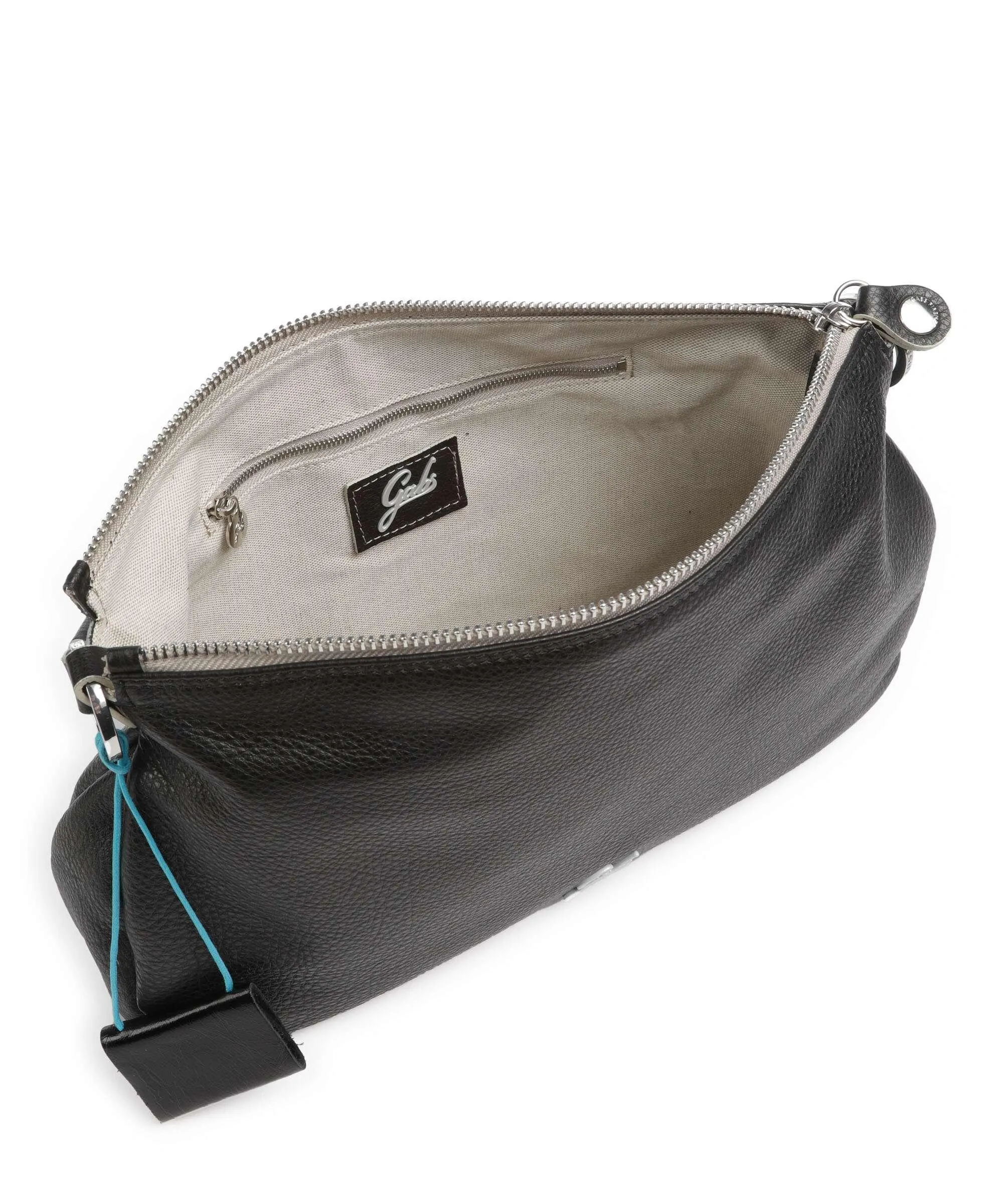  Gabs Calliope M Borsa hobo pelle di vitello grana nero  