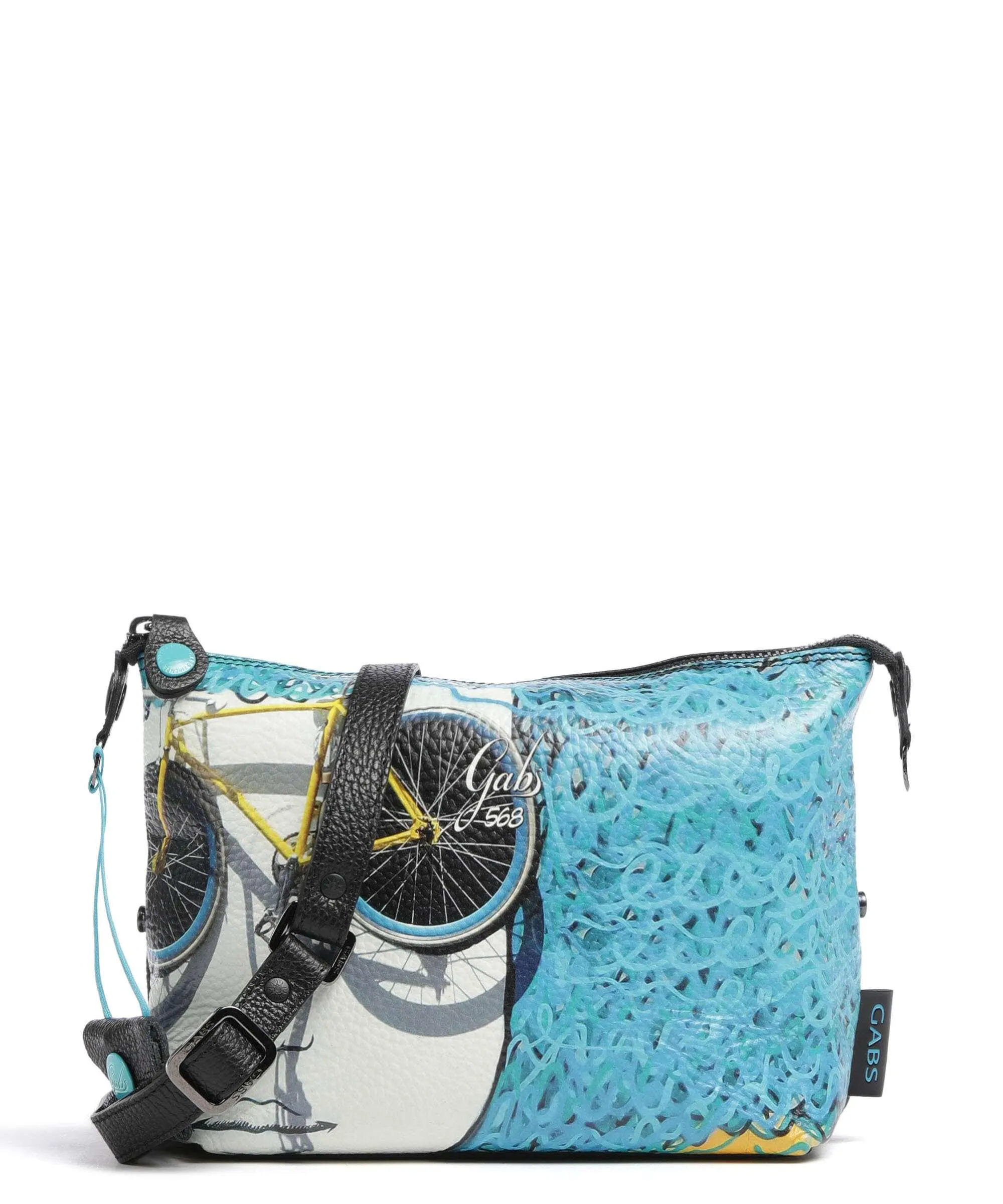  Gabs Funny M Borsa a tracolla pelle di vitello grana nero  