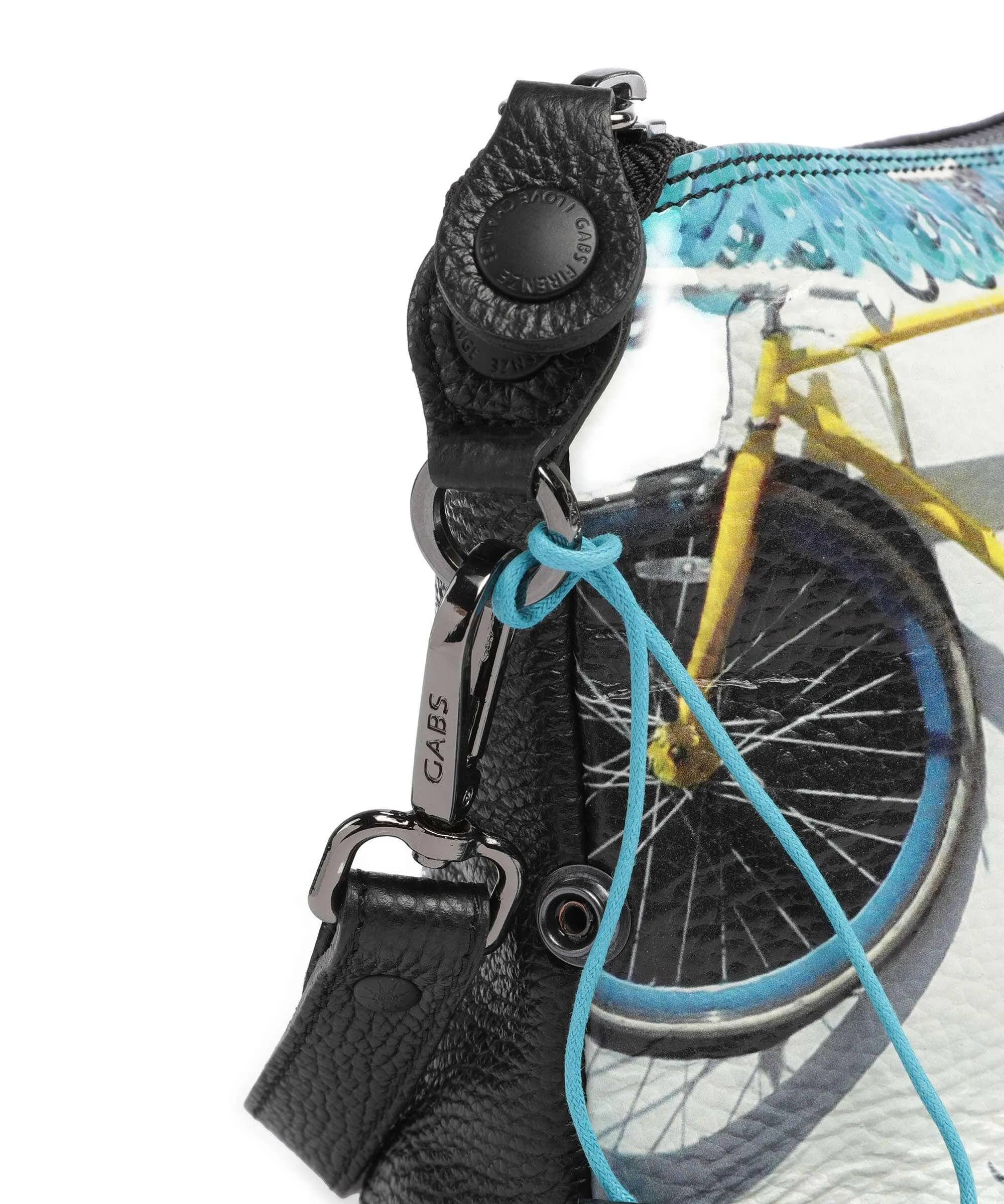  Gabs Funny M Borsa a tracolla pelle di vitello grana nero  