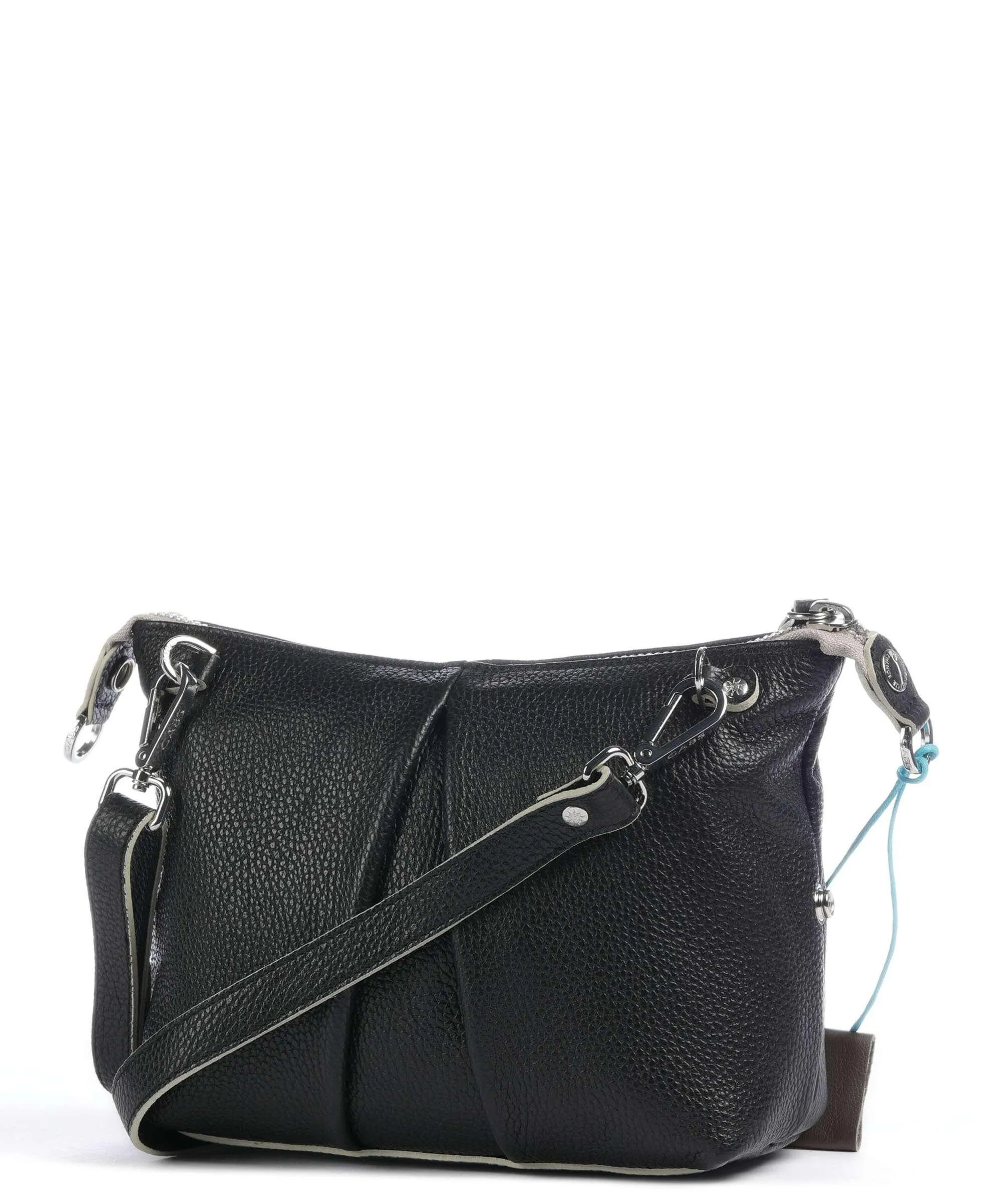  Gabs Lou M Borsa a tracolla pelle di vitello grana nero  