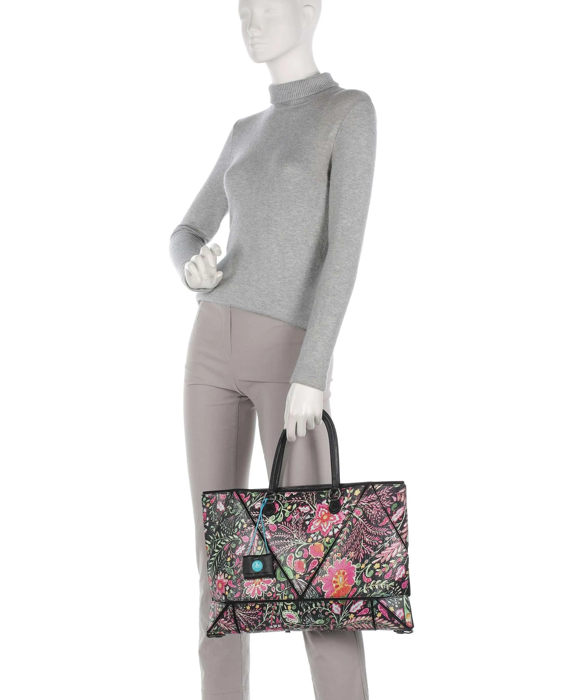  Gabs Rioko M Borsa shopper pelle di vitello grana multicolore  