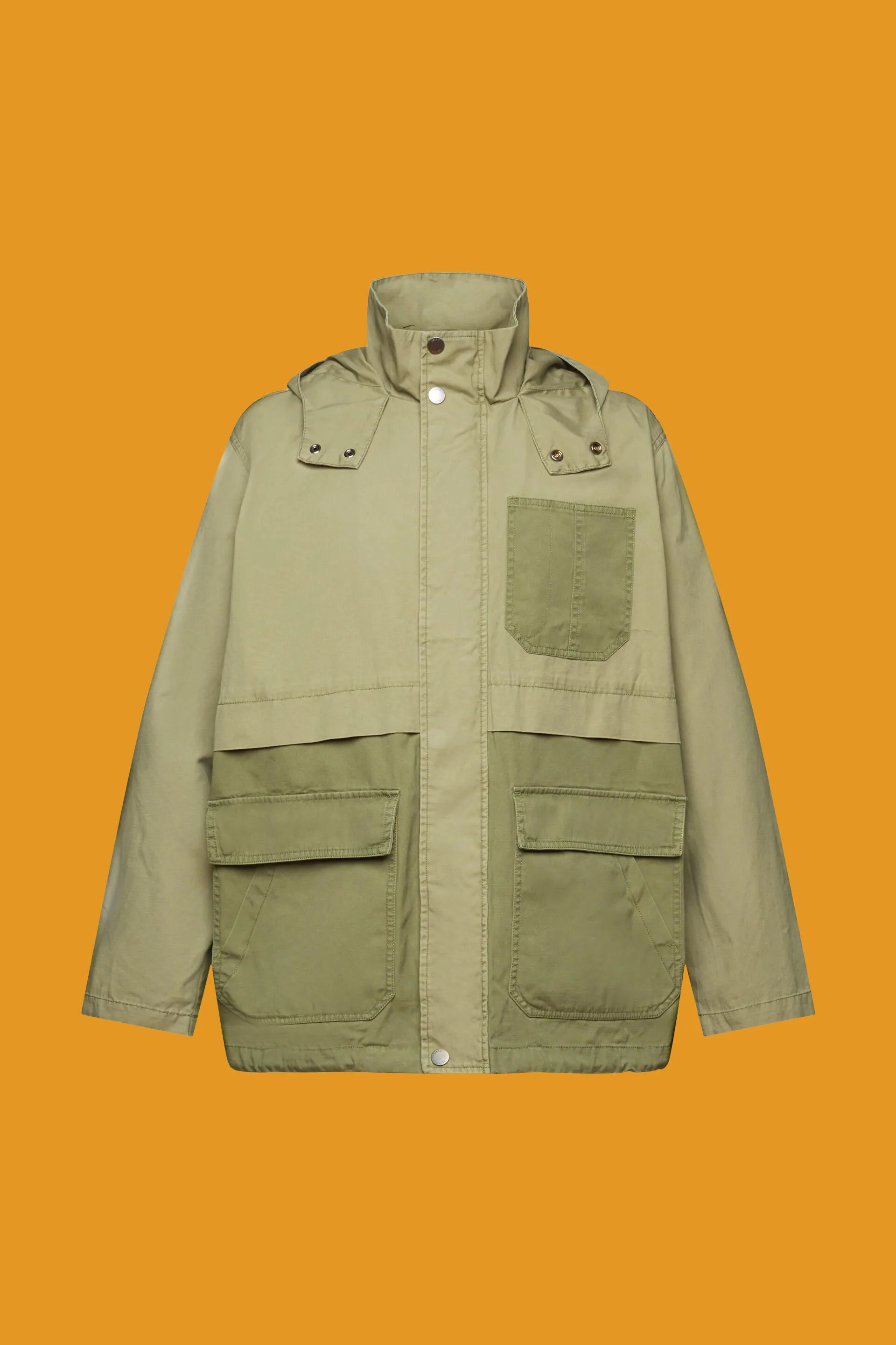 Giacca parka per le mezze stagioni, 100% cotone