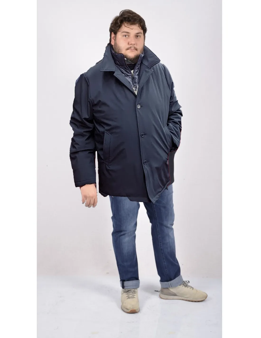 Giubbotto Parka Savoia Blu A/I con pettorina xf